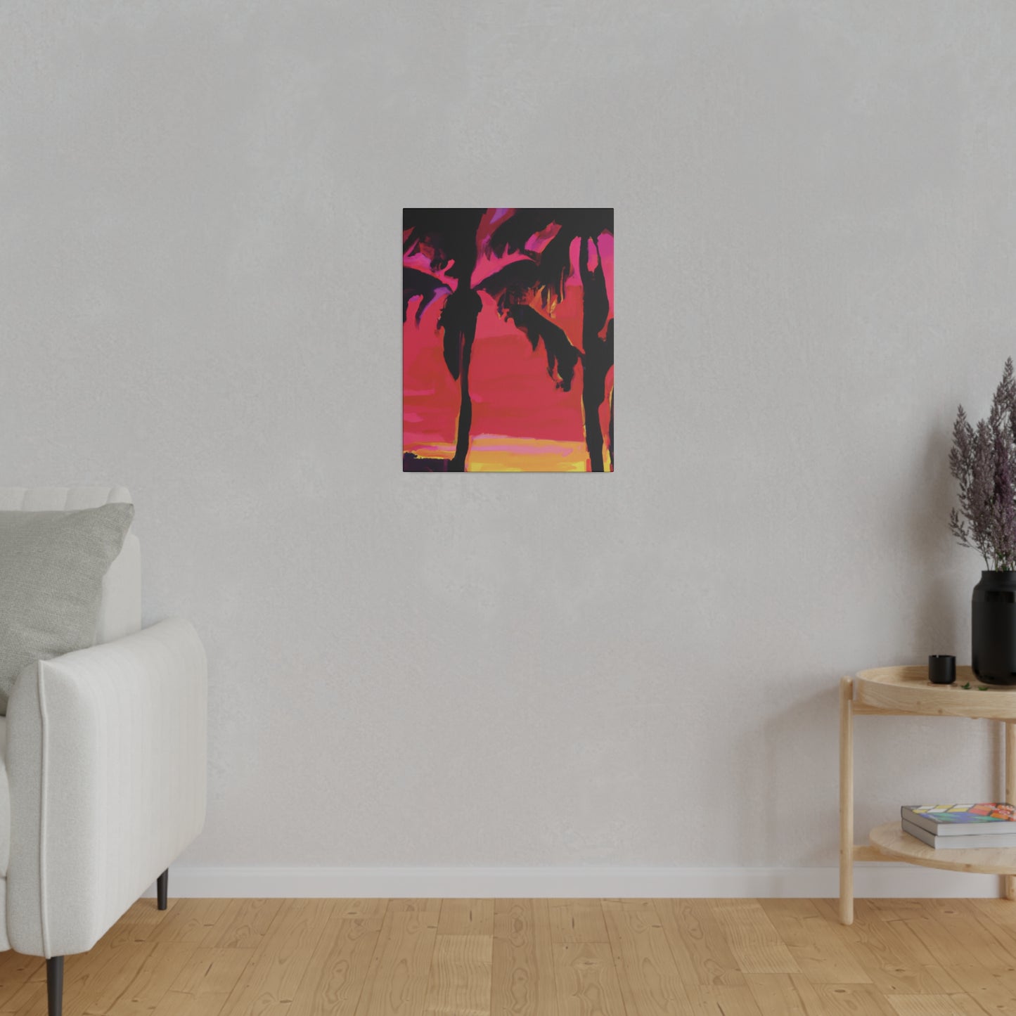 3182A - Miami Beach Sunset Painting Print | Miami | Beach | Sunset | Poster | Home Decor | Wall Art | Canvas