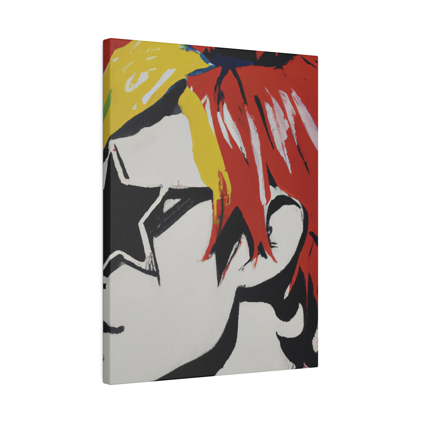 2697V - Rockstar Painting Print | Face | Abstract | Poster | Home Decor | Wall Art | Music Art | Canvas