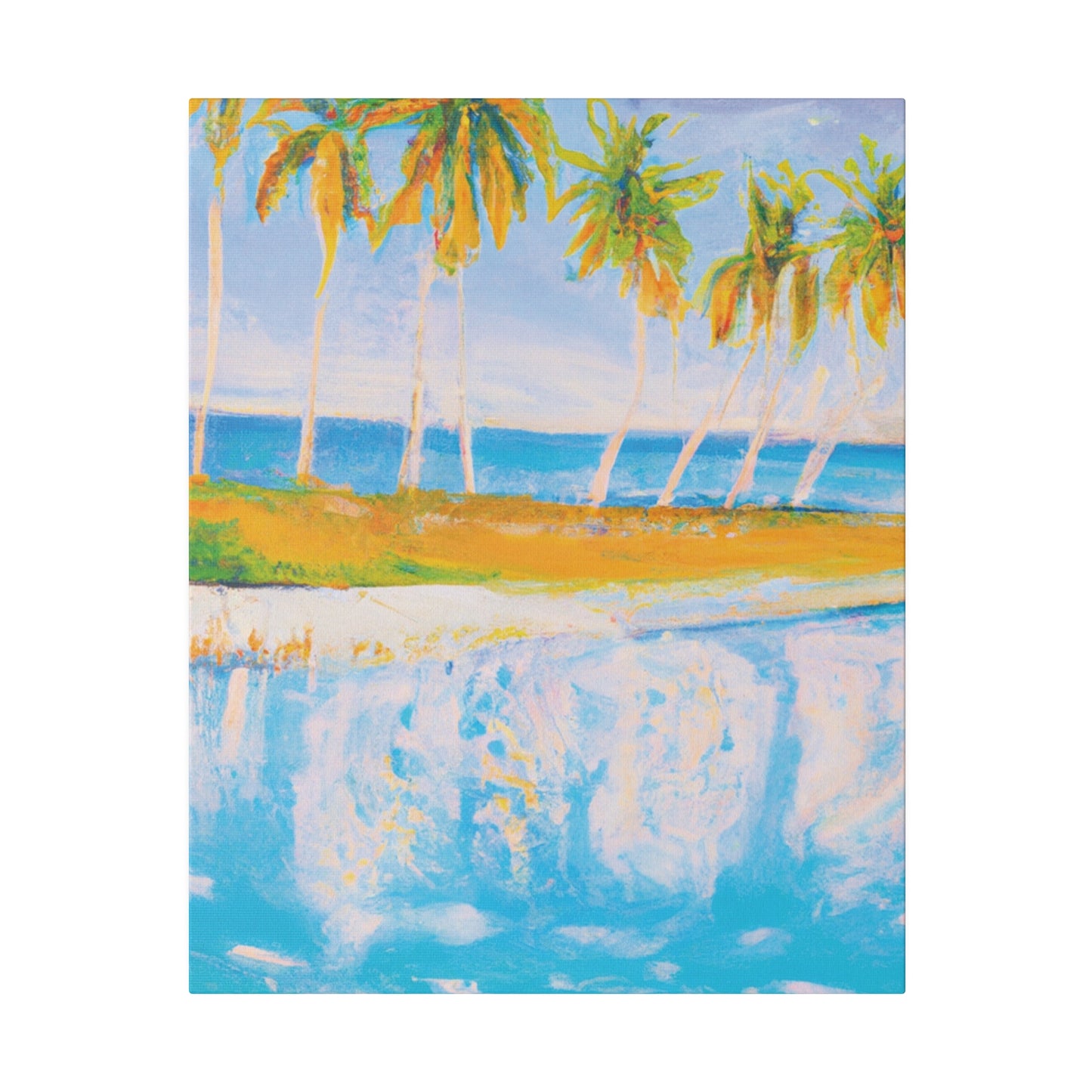 4904O - Bahamas Ocean Painting Print | Bahamas | Ocean | Beach | Poster | Home Decor | Wall Art | Canvas