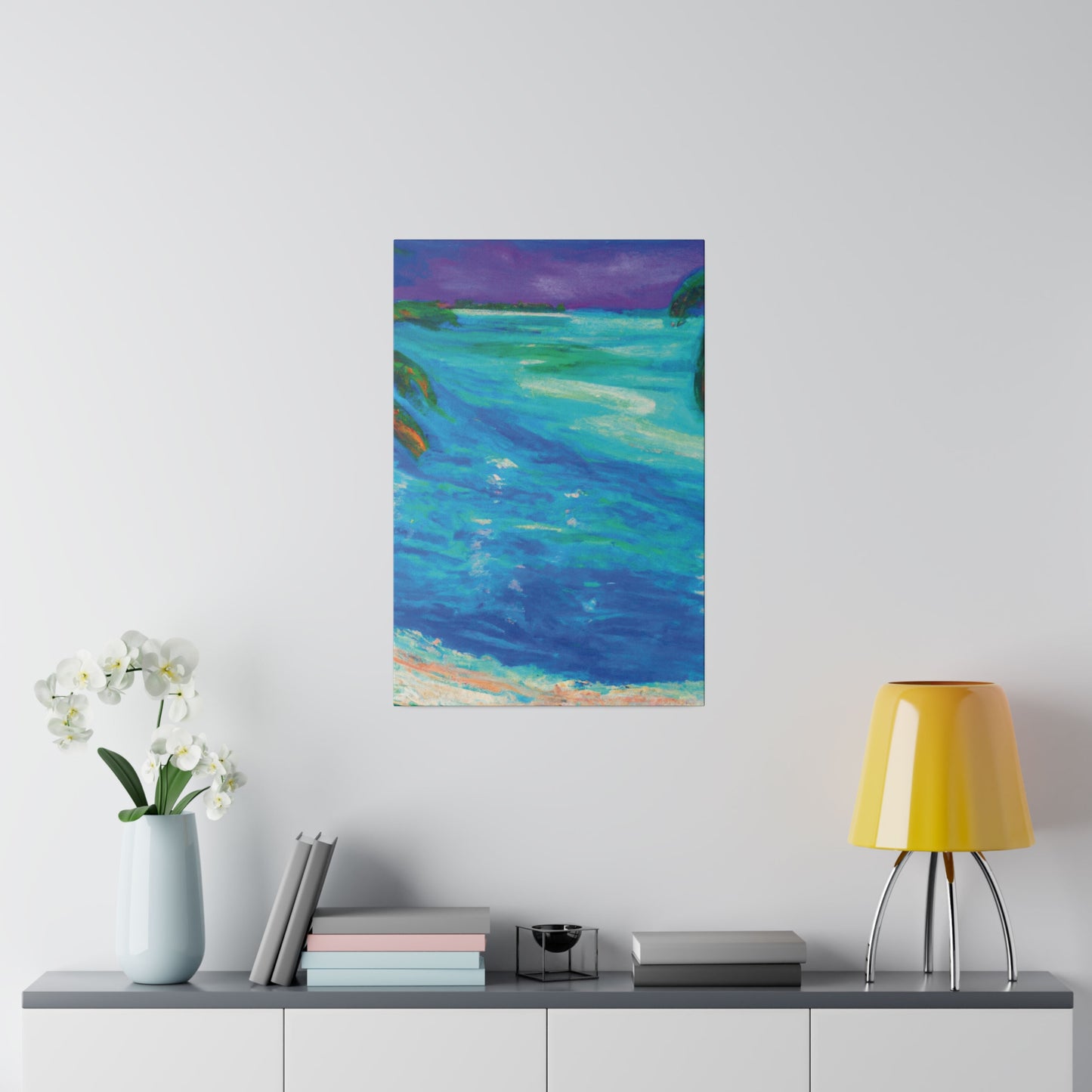 432V - Bahamas Ocean Painting Print | Bahamas | Ocean | Beach | Poster | Home Decor | Wall Art | Canvas