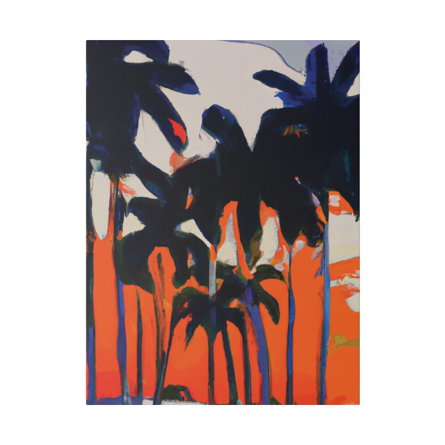 7345M - Miami Beach Sunset Painting Print | Miami | Beach | Sunset | Poster | Home Decor | Wall Art | Canvas