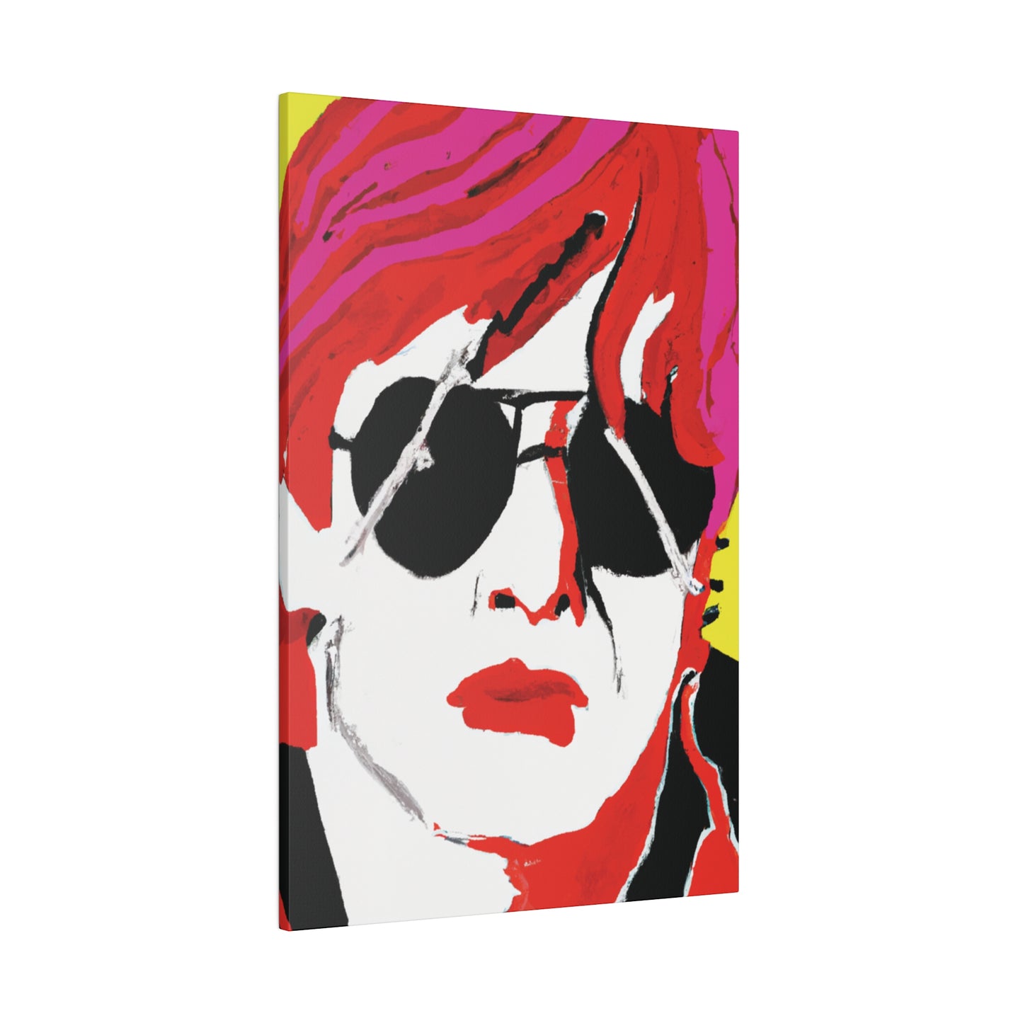 6831H - Rockstar Painting Print | Face | Abstract | Poster | Home Decor | Wall Art | Music Art | Canvas