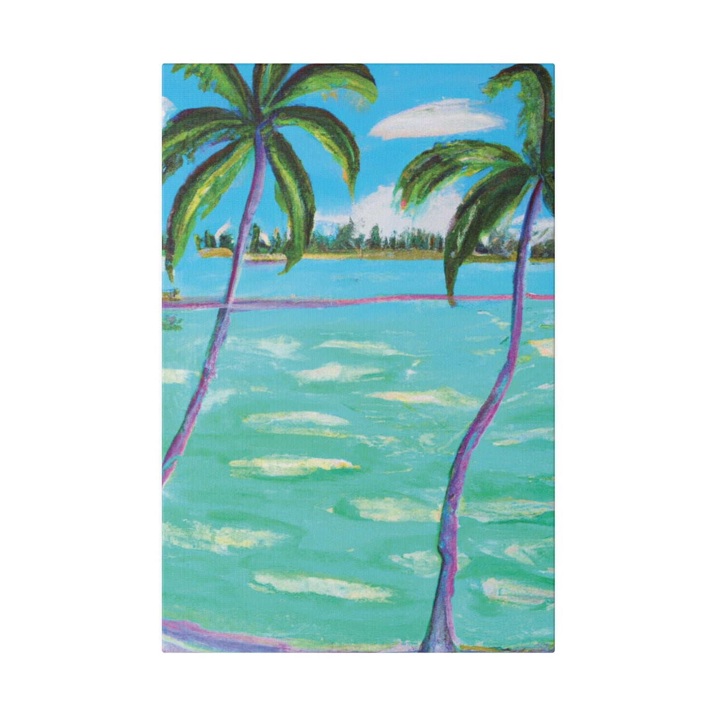 4451X - Bahamas Ocean Painting Print | Bahamas | Ocean | Beach | Poster | Home Decor | Wall Art | Canvas