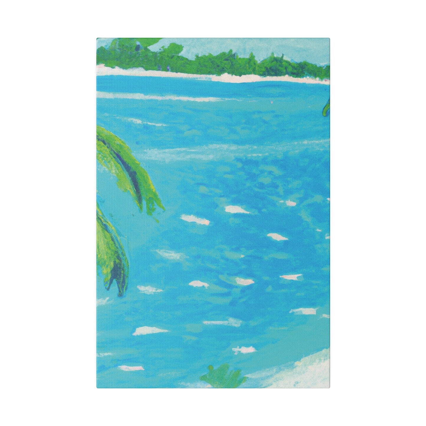 5684E - Bahamas Ocean Painting Print | Bahamas | Ocean | Beach | Poster | Home Decor | Wall Art | Canvas