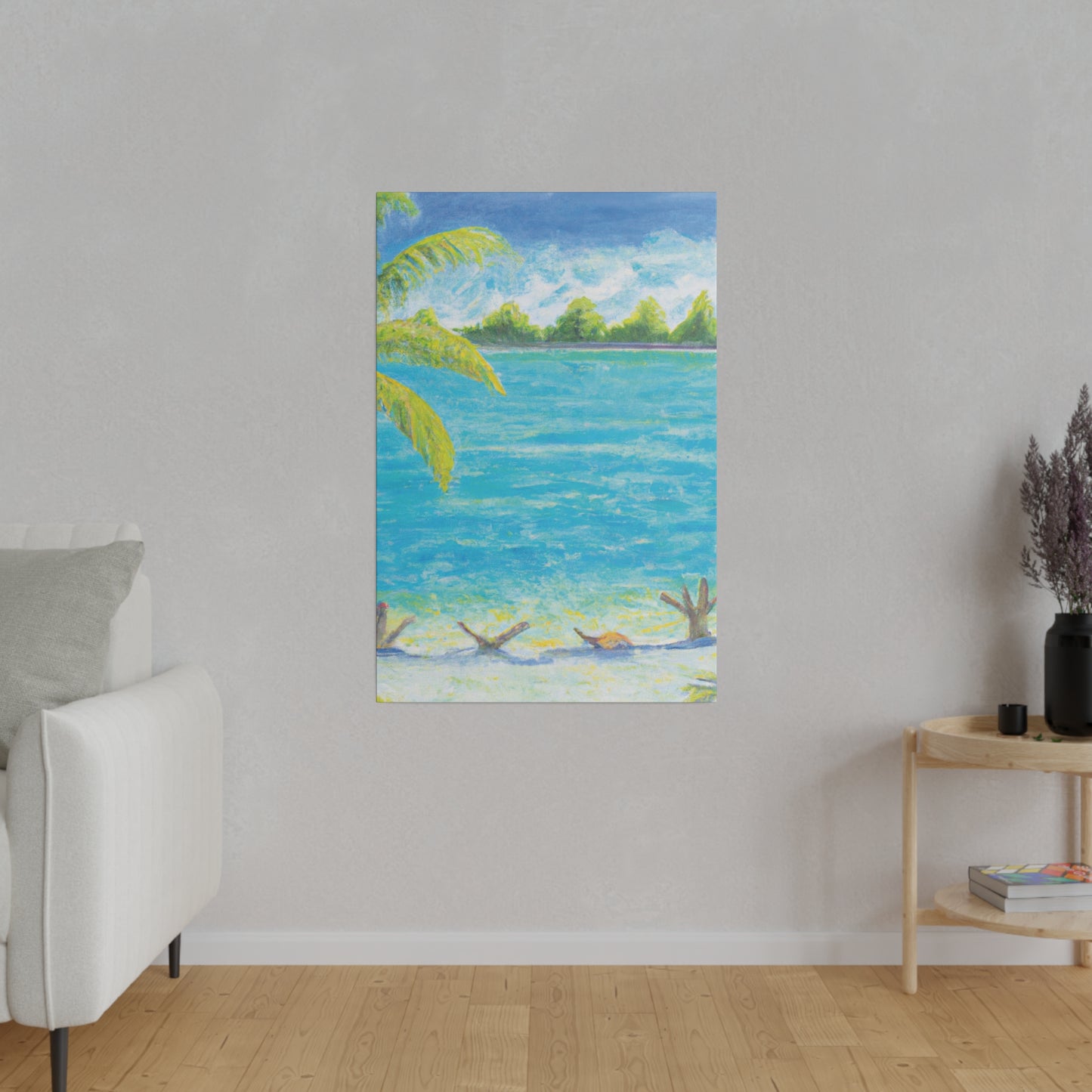 3007D - Bahamas Ocean Painting Print | Bahamas | Ocean | Beach | Poster | Home Decor | Wall Art | Canvas