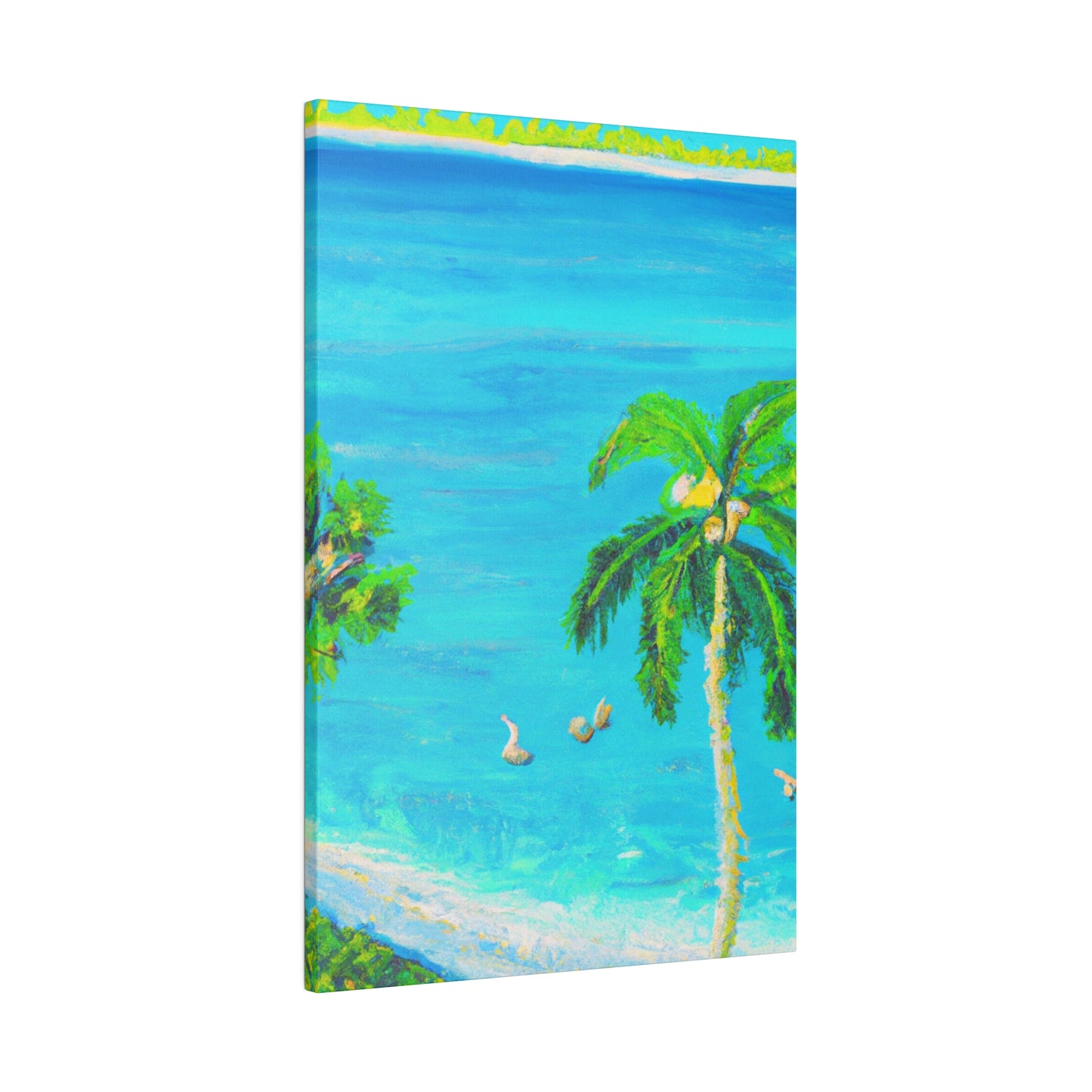 3749J - Bahamas Ocean Painting Print | Bahamas | Ocean | Beach | Poster | Home Decor | Wall Art | Canvas