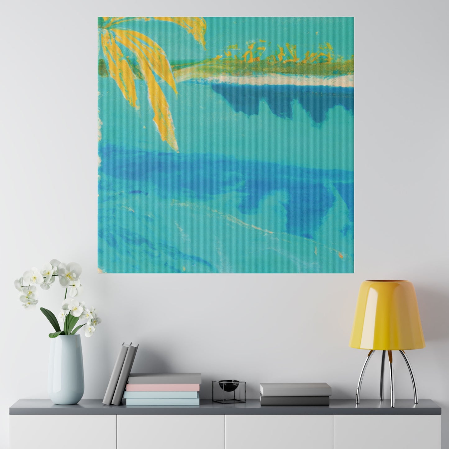 9110Q - Bahamas Ocean Painting Print | Bahamas | Ocean | Beach | Poster | Home Decor | Wall Art | Canvas
