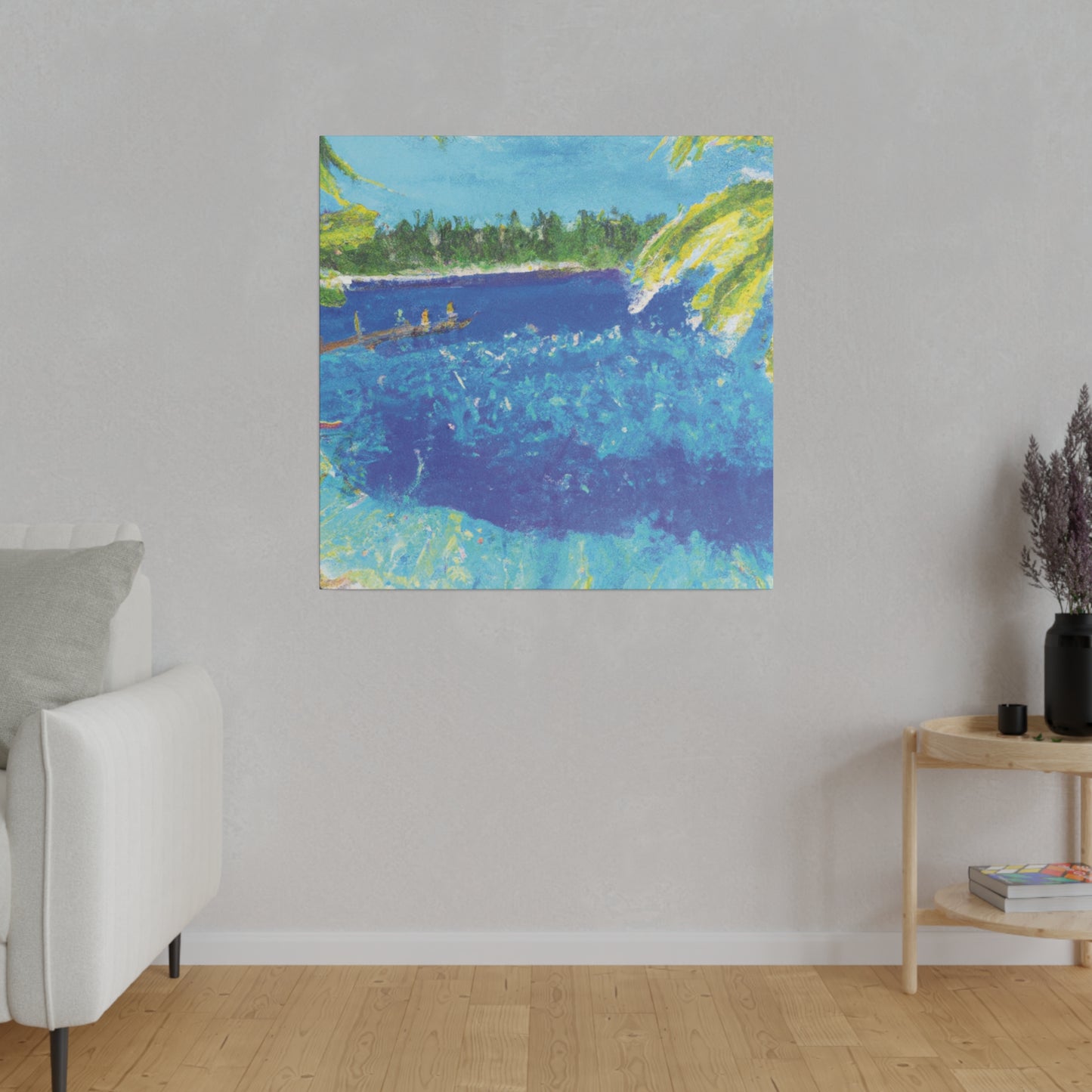 9673H - Bahamas Ocean Painting Print | Bahamas | Ocean | Beach | Poster | Home Decor | Wall Art | Canvas