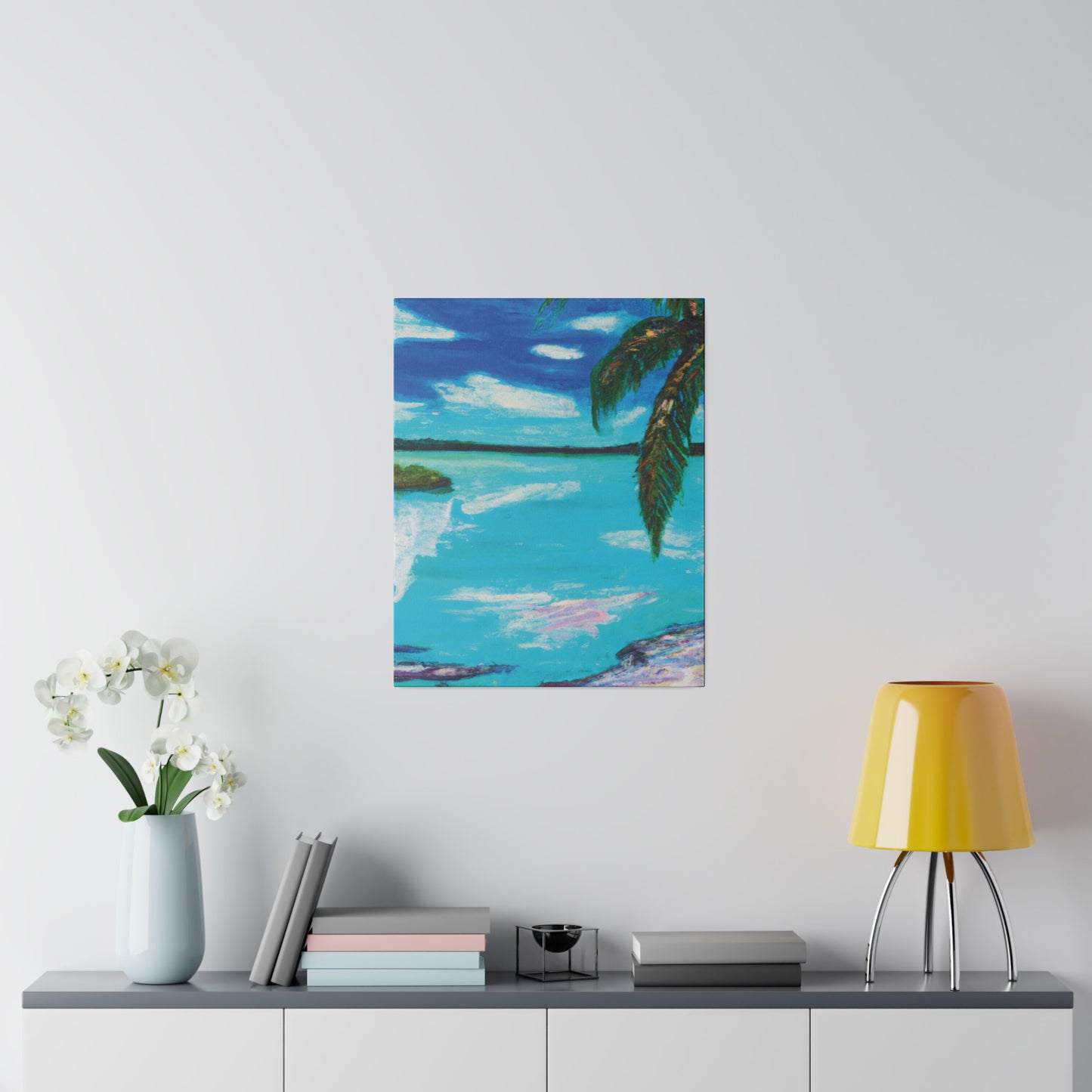 9184C - Bahamas Ocean Painting Print | Bahamas | Ocean | Beach | Poster | Home Decor | Wall Art | Canvas