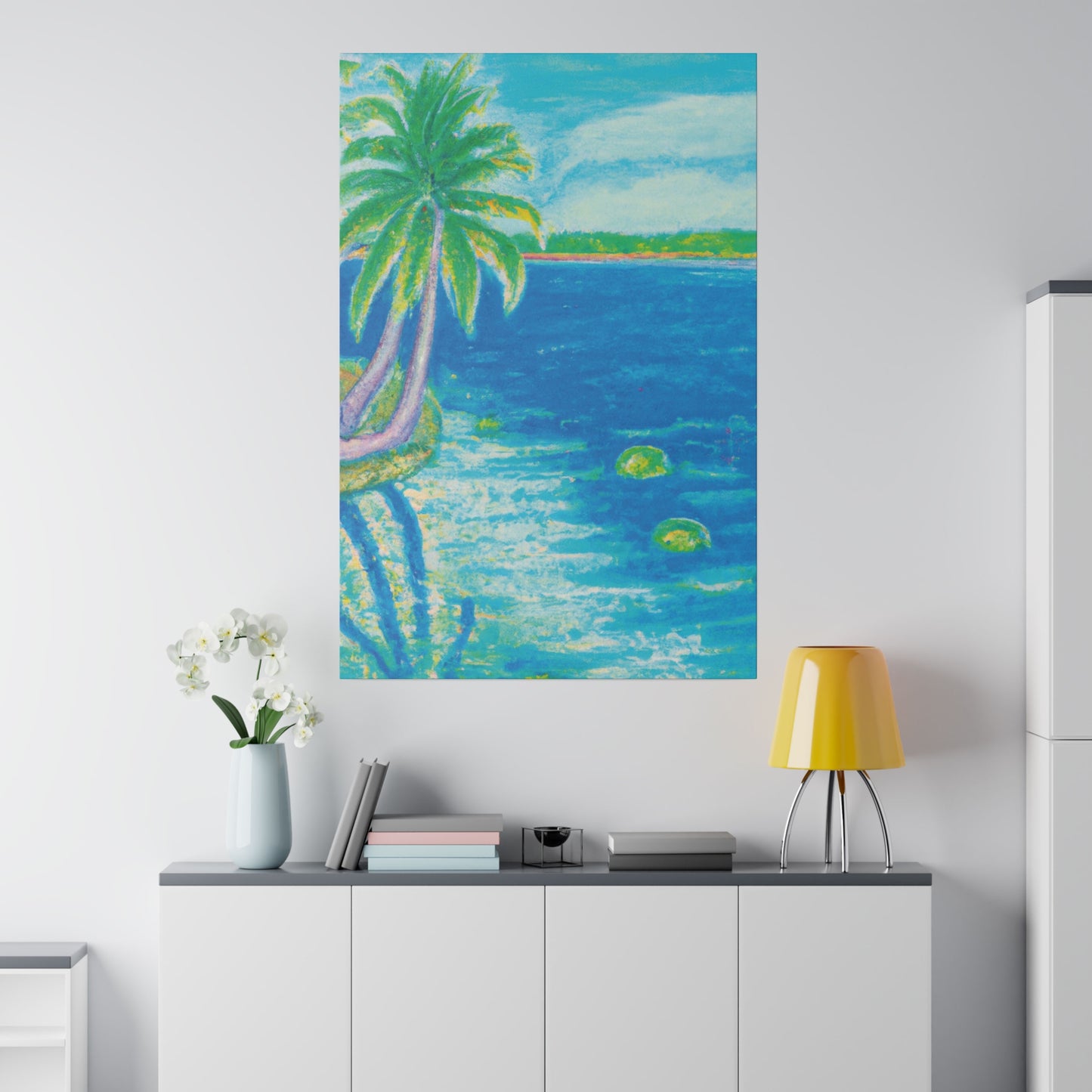 5683A - Bahamas Ocean Painting Print | Bahamas | Ocean | Beach | Poster | Home Decor | Wall Art | Canvas