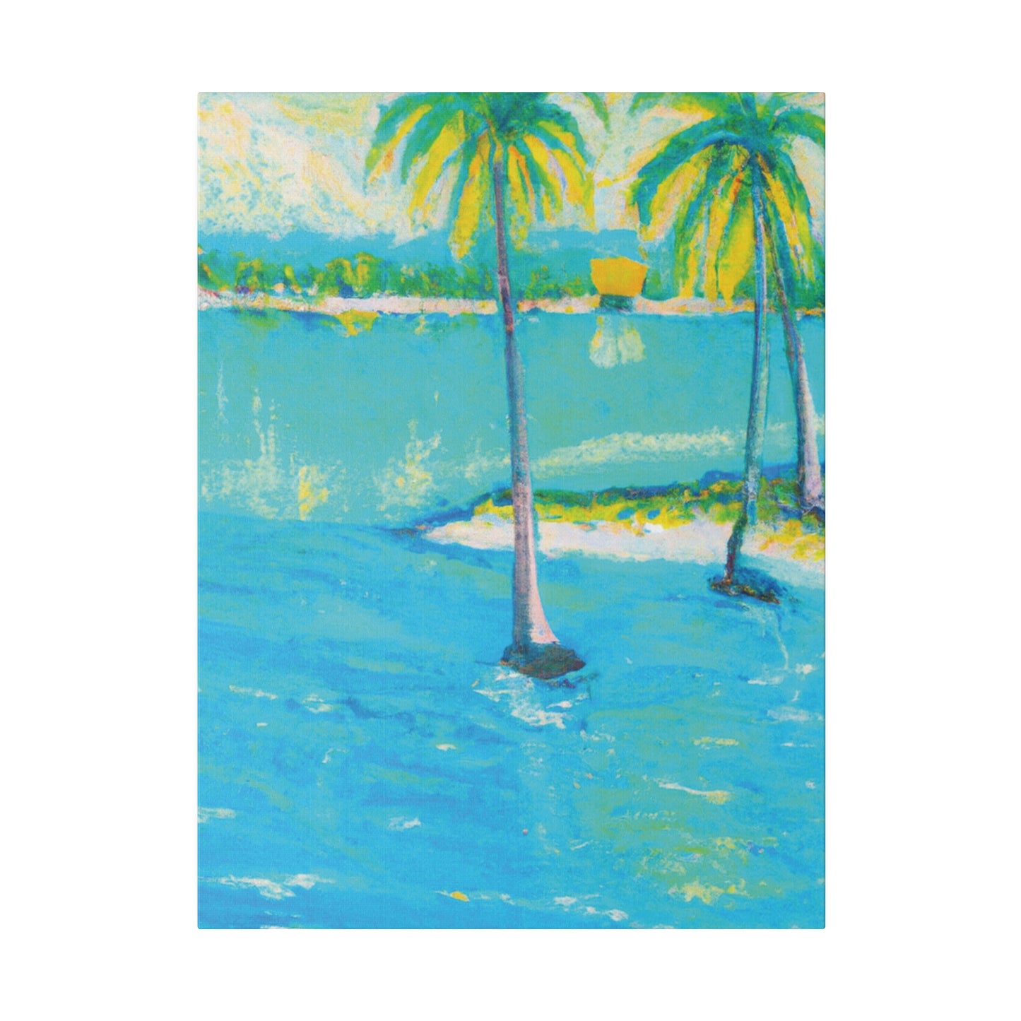 9652X - Bahamas Ocean Painting Print | Bahamas | Ocean | Beach | Poster | Home Decor | Wall Art | Canvas