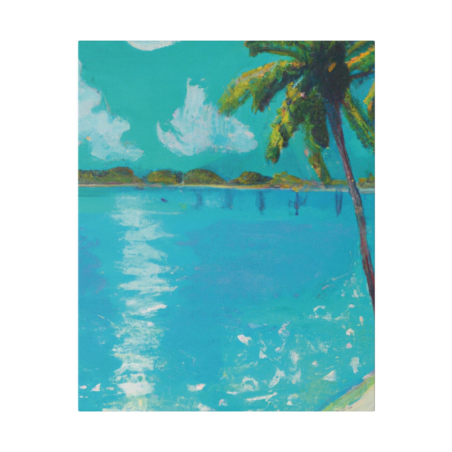 2483G - Bahamas Ocean Painting Print | Bahamas | Ocean | Beach | Poster | Home Decor | Wall Art | Canvas