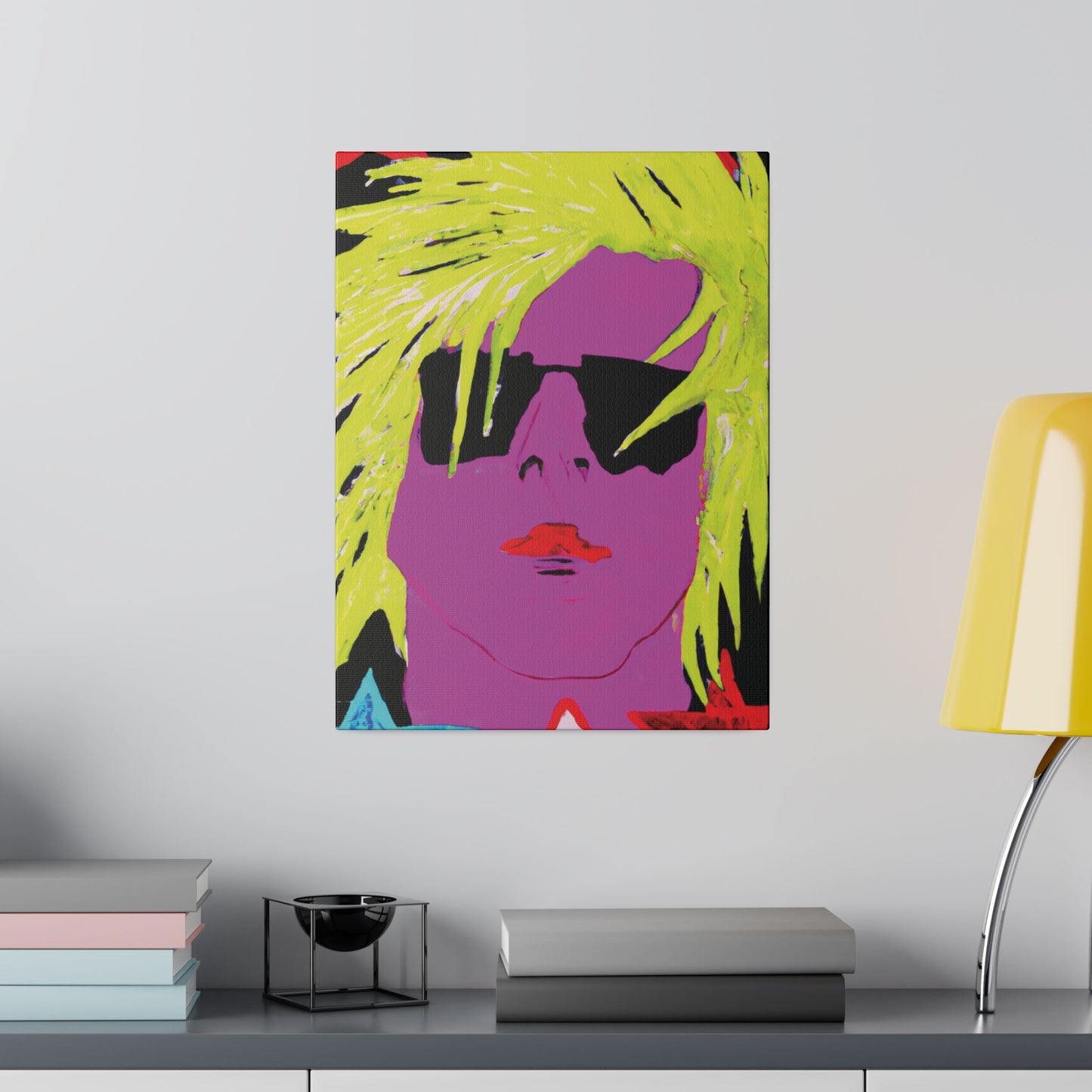 3271U - Rockstar Painting Print | Face | Abstract | Poster | Home Decor | Wall Art | Music Art | Canvas