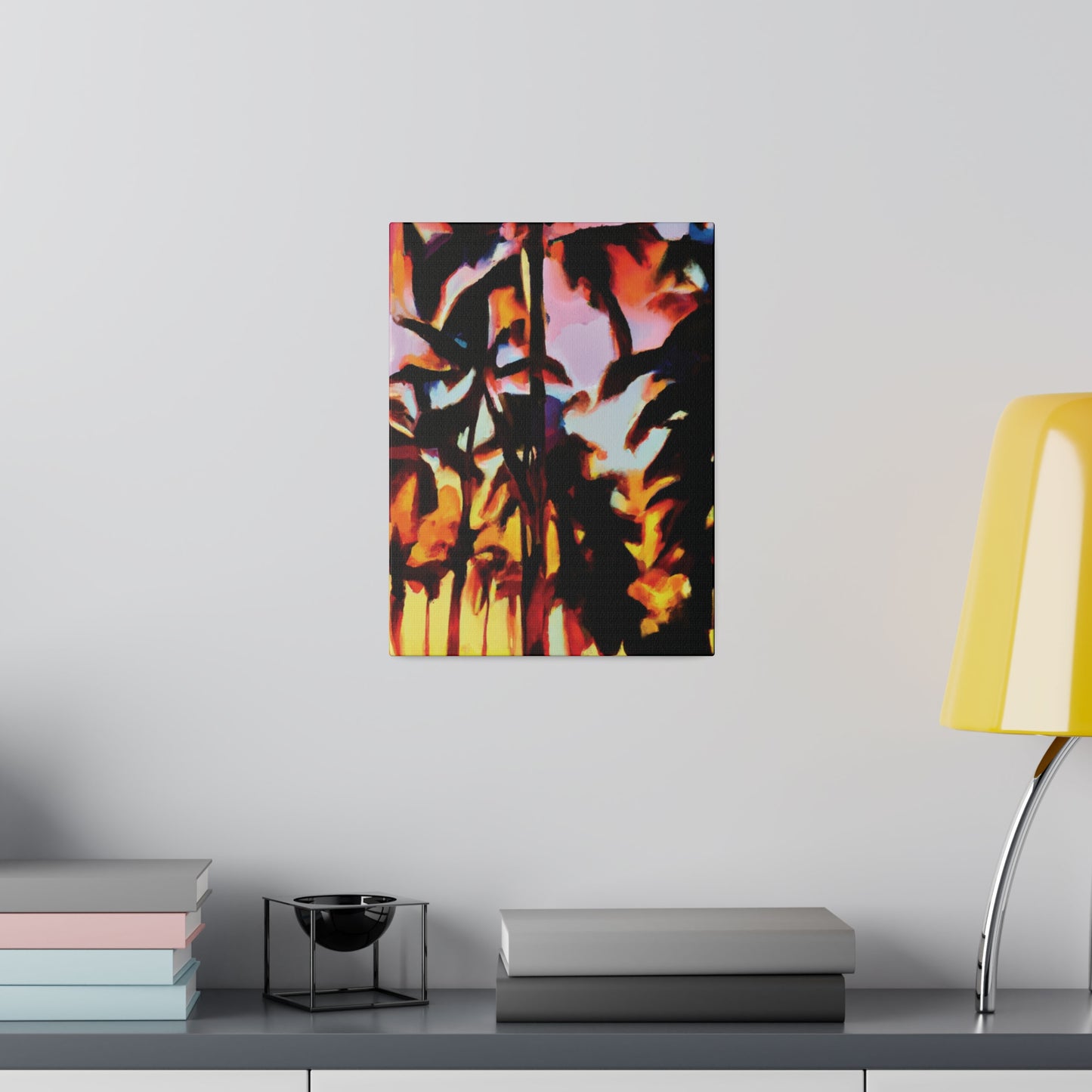 9123T - Miami Beach Sunset Painting Print | Miami | Beach | Sunset | Poster | Home Decor | Wall Art | Canvas