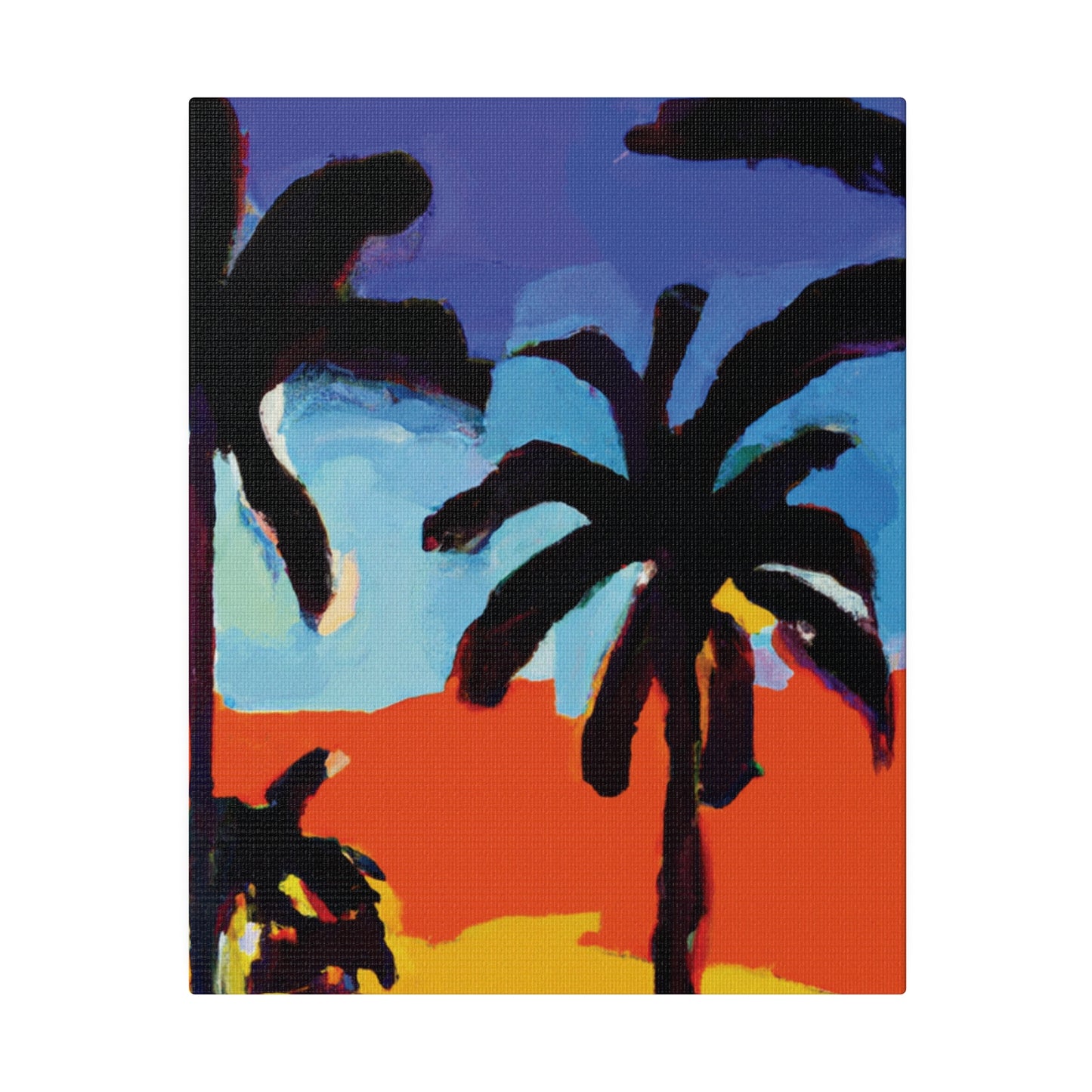 8634T - Miami Beach Sunset Painting Print | Miami | Beach | Sunset | Poster | Home Decor | Wall Art | Canvas