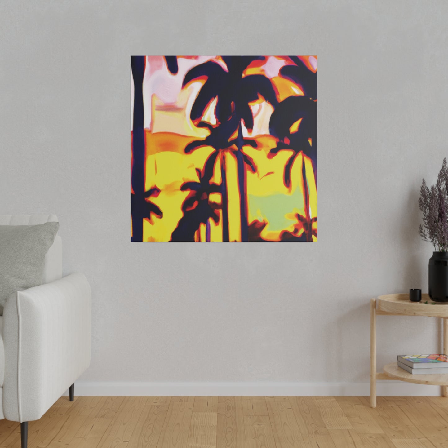 8254X - Miami Beach Sunset Painting Print | Miami | Beach | Sunset | Poster | Home Decor | Wall Art | Canvas