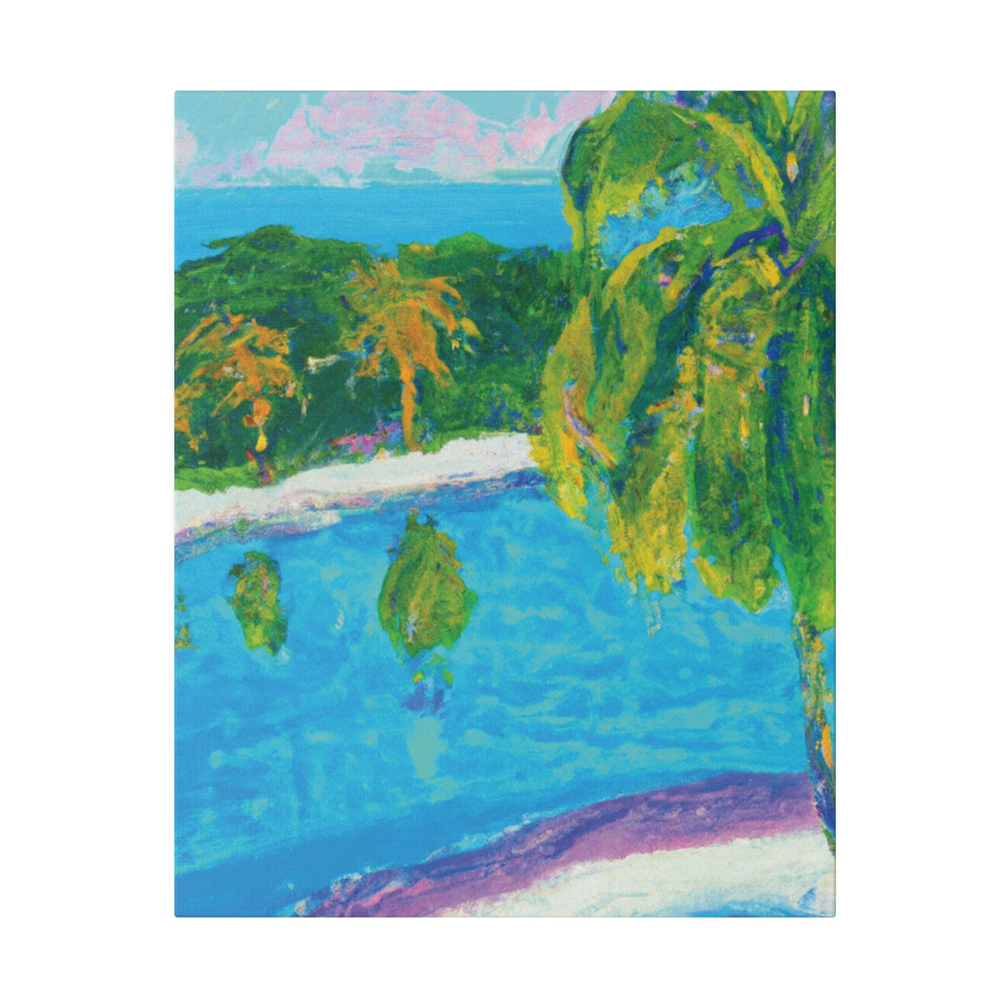 3281F - Bahamas Ocean Painting Print | Bahamas | Ocean | Beach | Poster | Home Decor | Wall Art | Canvas