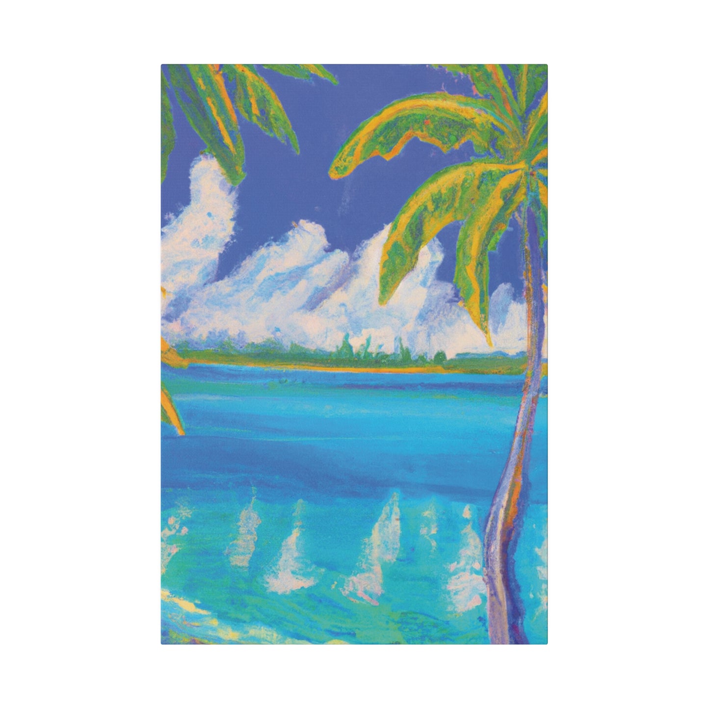 3054I - Bahamas Ocean Painting Print | Bahamas | Ocean | Beach | Poster | Home Decor | Wall Art | Canvas