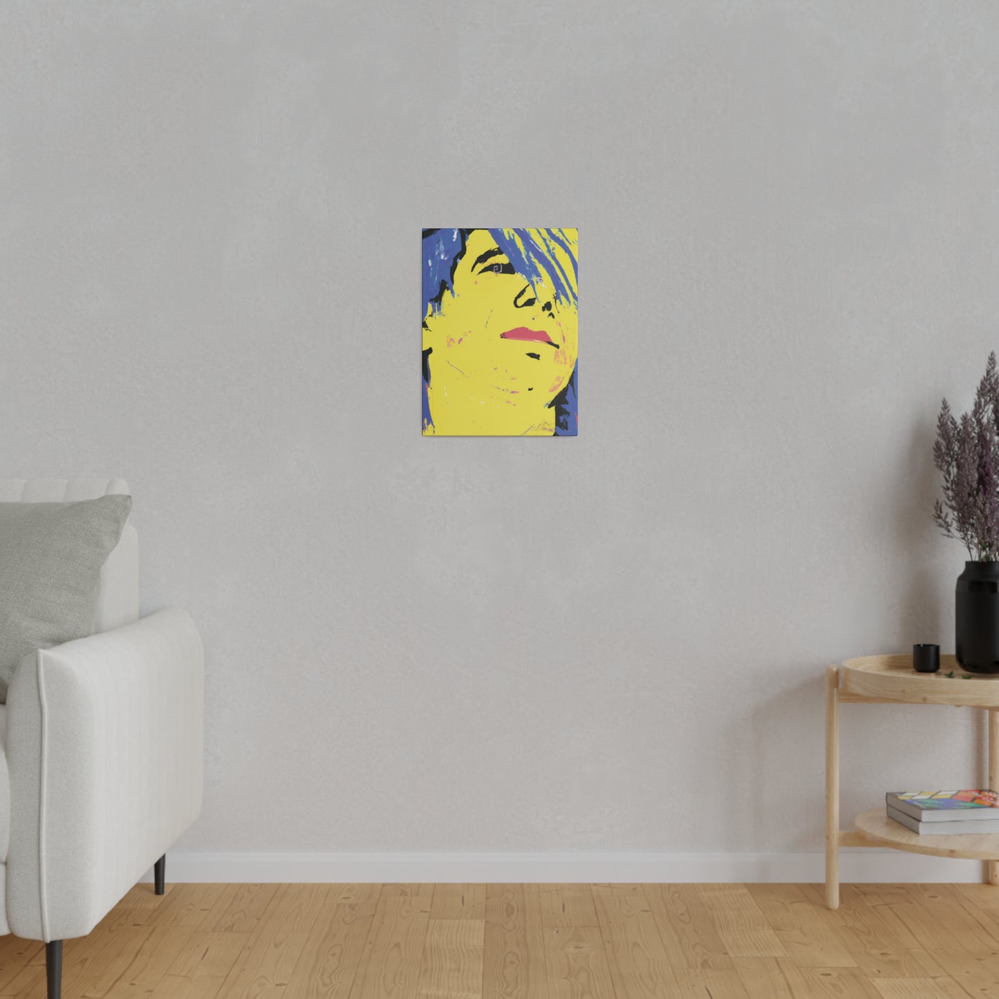 4894A - Rockstar Painting Print | Face | Abstract | Poster | Home Decor | Wall Art | Music Art | Canvas