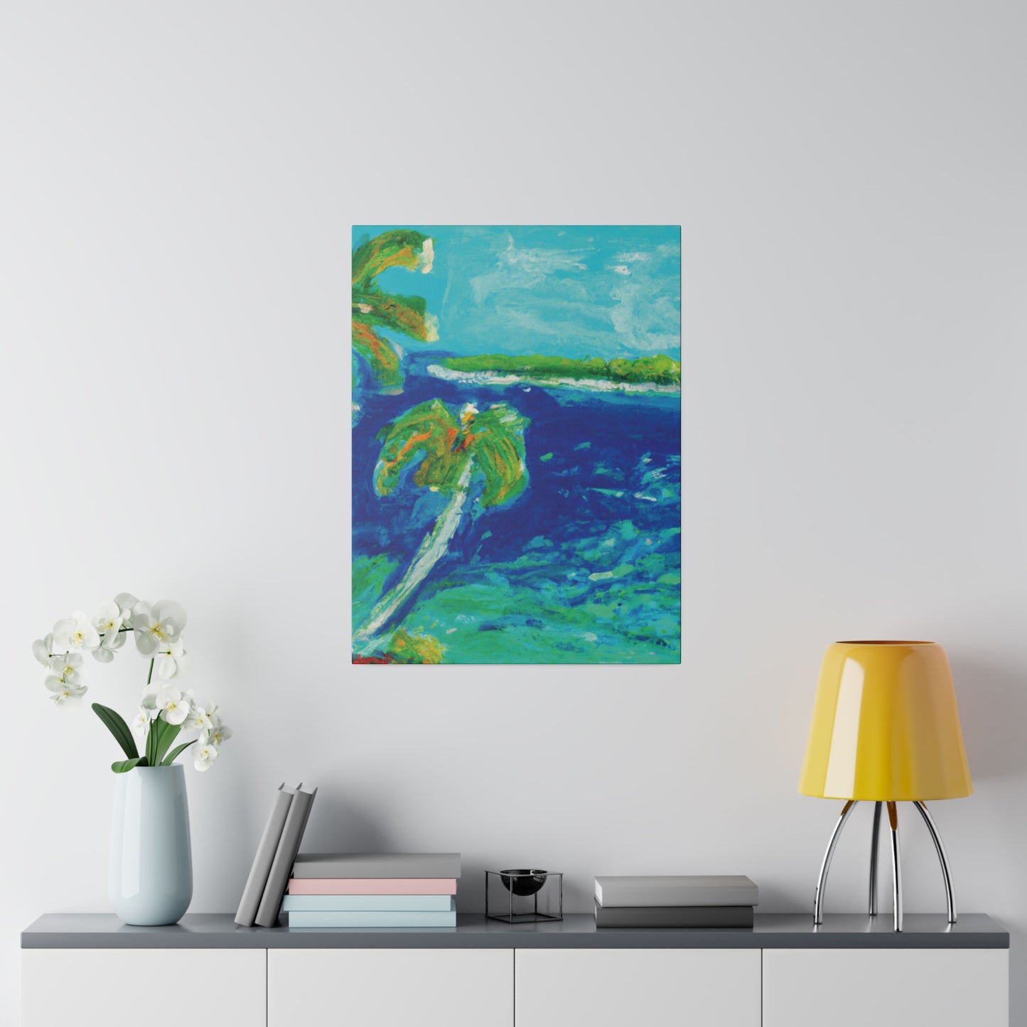 4657V - Bahamas Ocean Painting Print | Bahamas | Ocean | Beach | Poster | Home Decor | Wall Art | Canvas