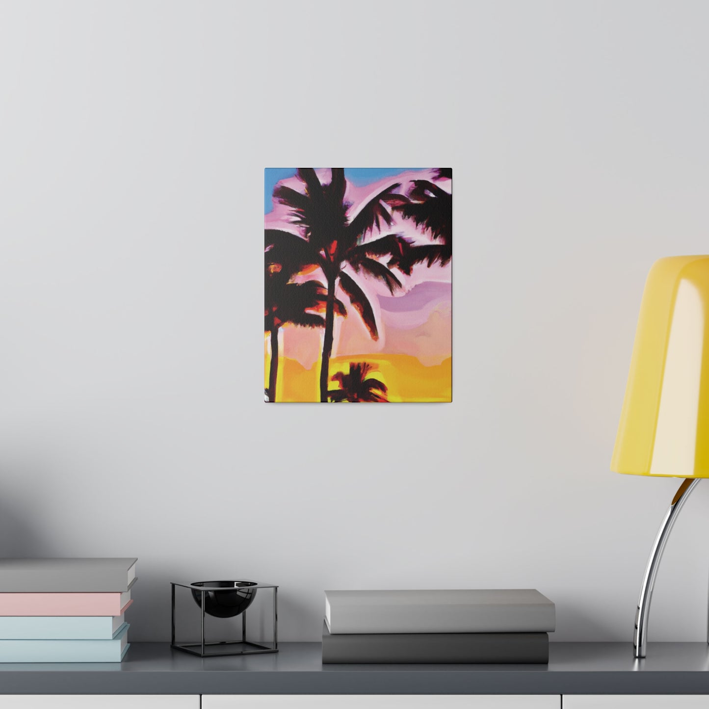 742X - Miami Beach Sunset Painting Print | Miami | Beach | Sunset | Poster | Home Decor | Wall Art | Canvas