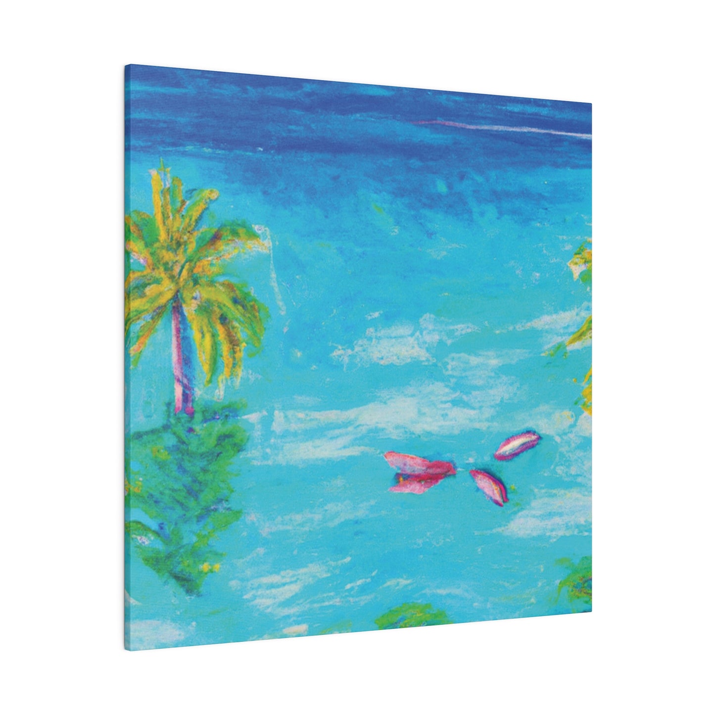 9387Q - Bahamas Ocean Painting Print | Bahamas | Ocean | Beach | Poster | Home Decor | Wall Art | Canvas