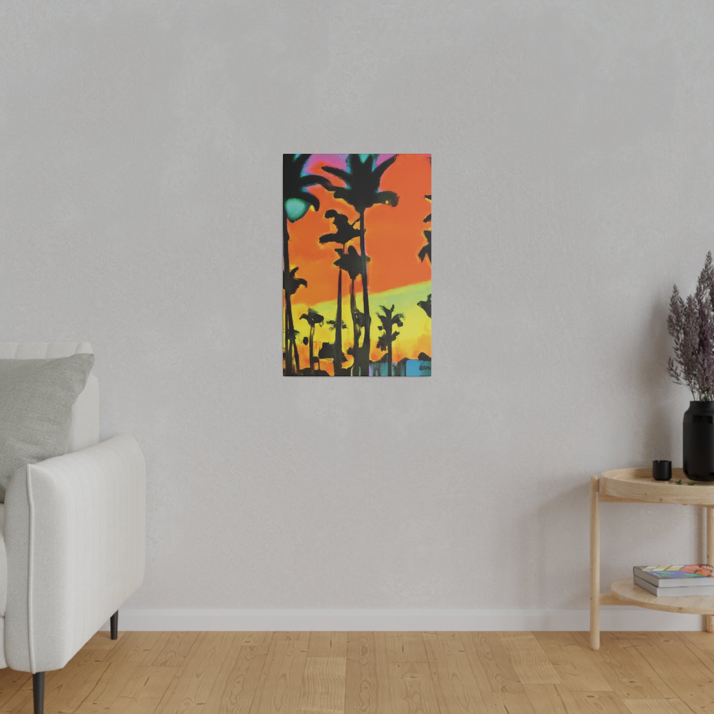 6096Q - Miami Beach Sunset Painting Print | Miami | Beach | Sunset | Poster | Home Decor | Wall Art | Canvas