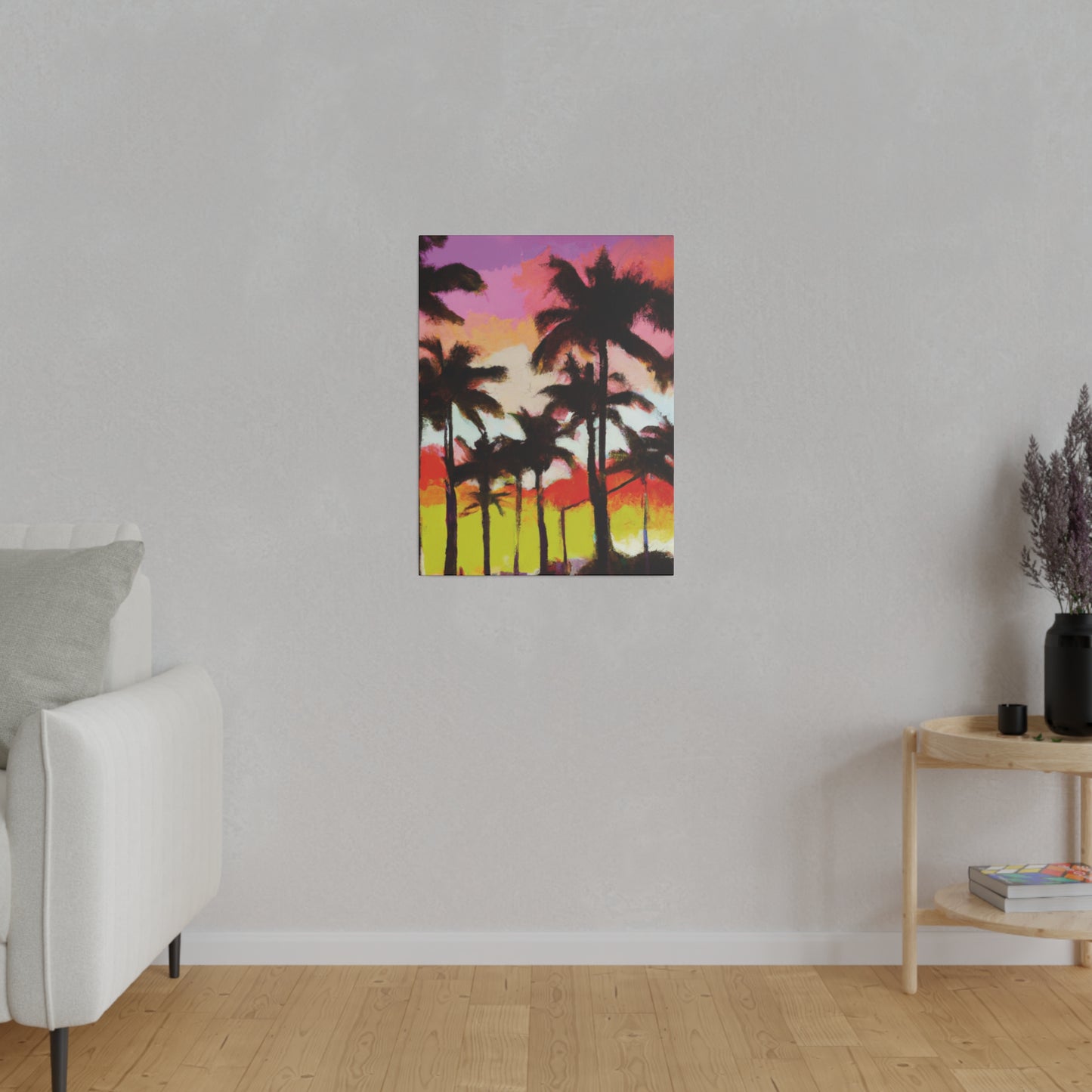 2187U - Miami Beach Sunset Painting Print | Miami | Beach | Sunset | Poster | Home Decor | Wall Art | Canvas