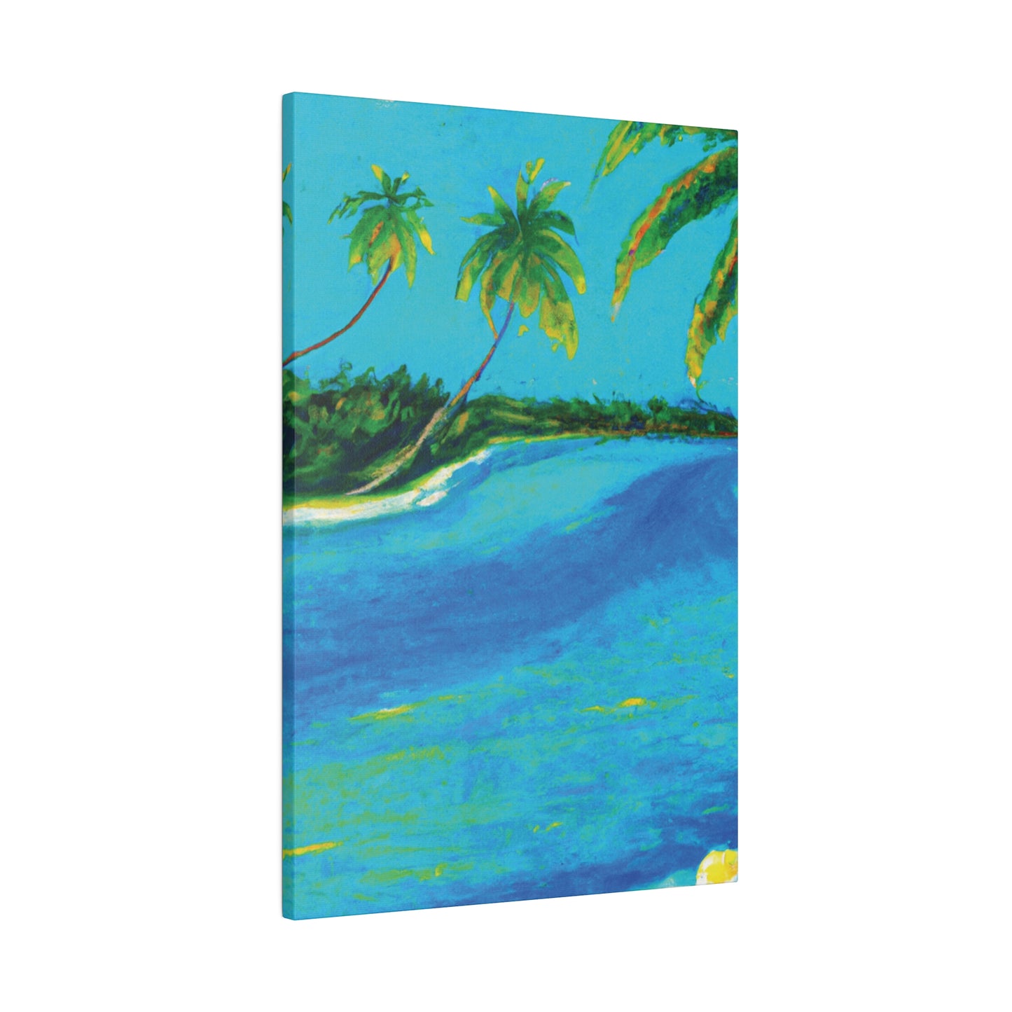 5491K - Bahamas Ocean Painting Print | Bahamas | Ocean | Beach | Poster | Home Decor | Wall Art | Canvas