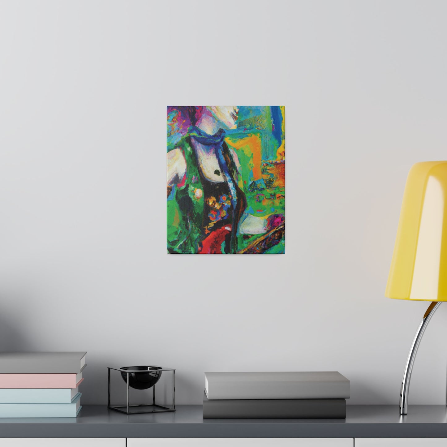 3467C - Rockstar Oil Painting Style Print | Poster | Home Decor | Wall Art | Music Art | Canvas