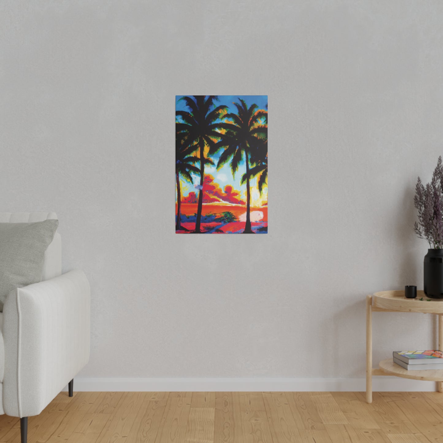 941Q - Miami Beach Sunset Painting Print | Miami | Beach | Sunset | Poster | Home Decor | Wall Art | Canvas