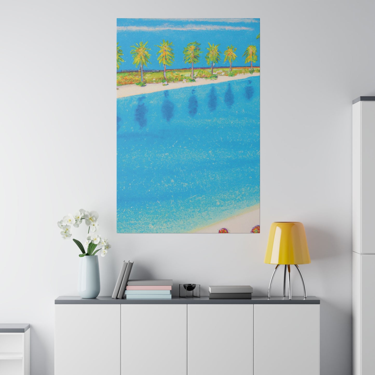 3877G - Bahamas Ocean Painting Print | Bahamas | Ocean | Beach | Poster | Home Decor | Wall Art | Canvas