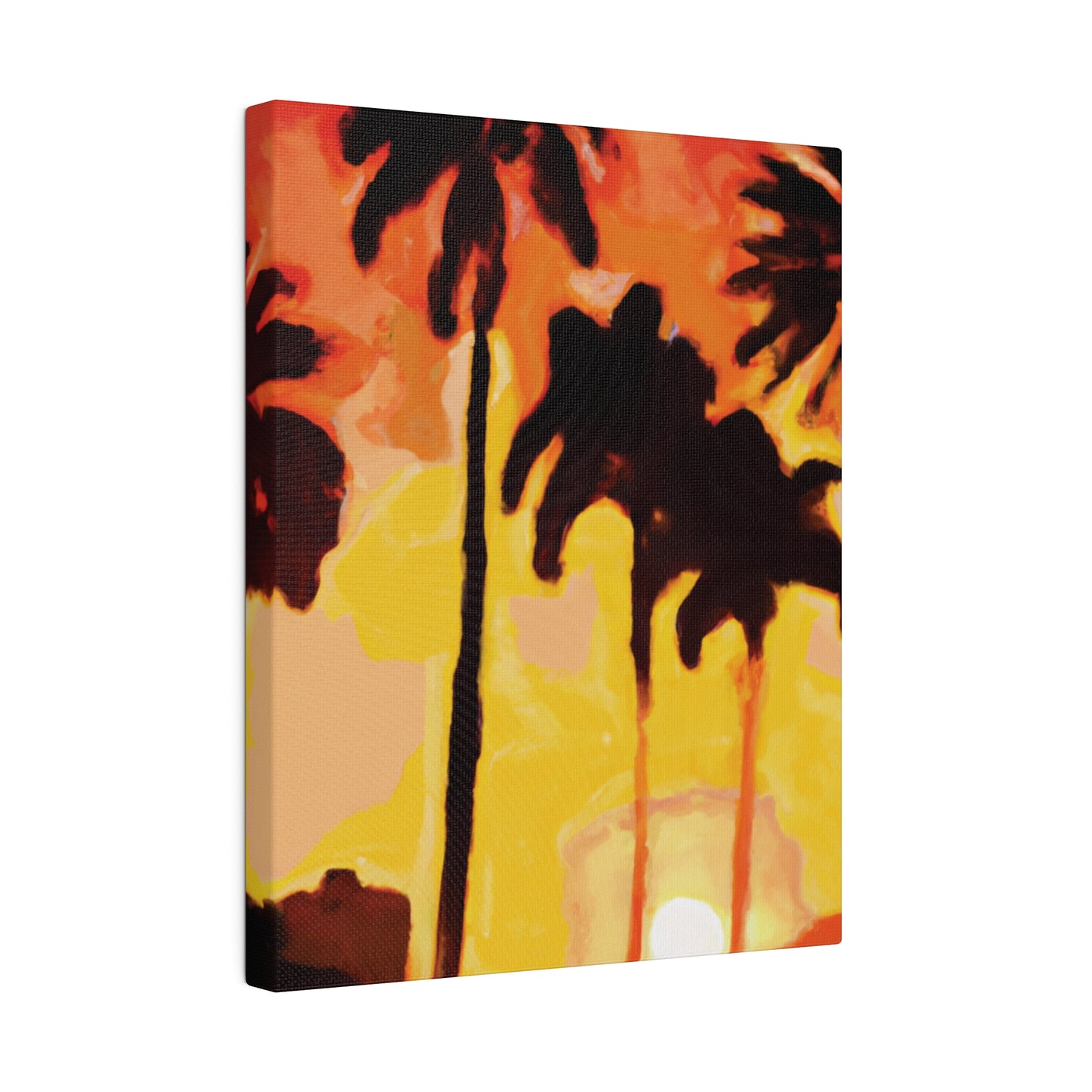 3259B - Miami Beach Sunset Painting Print | Miami | Beach | Sunset | Poster | Home Decor | Wall Art | Canvas
