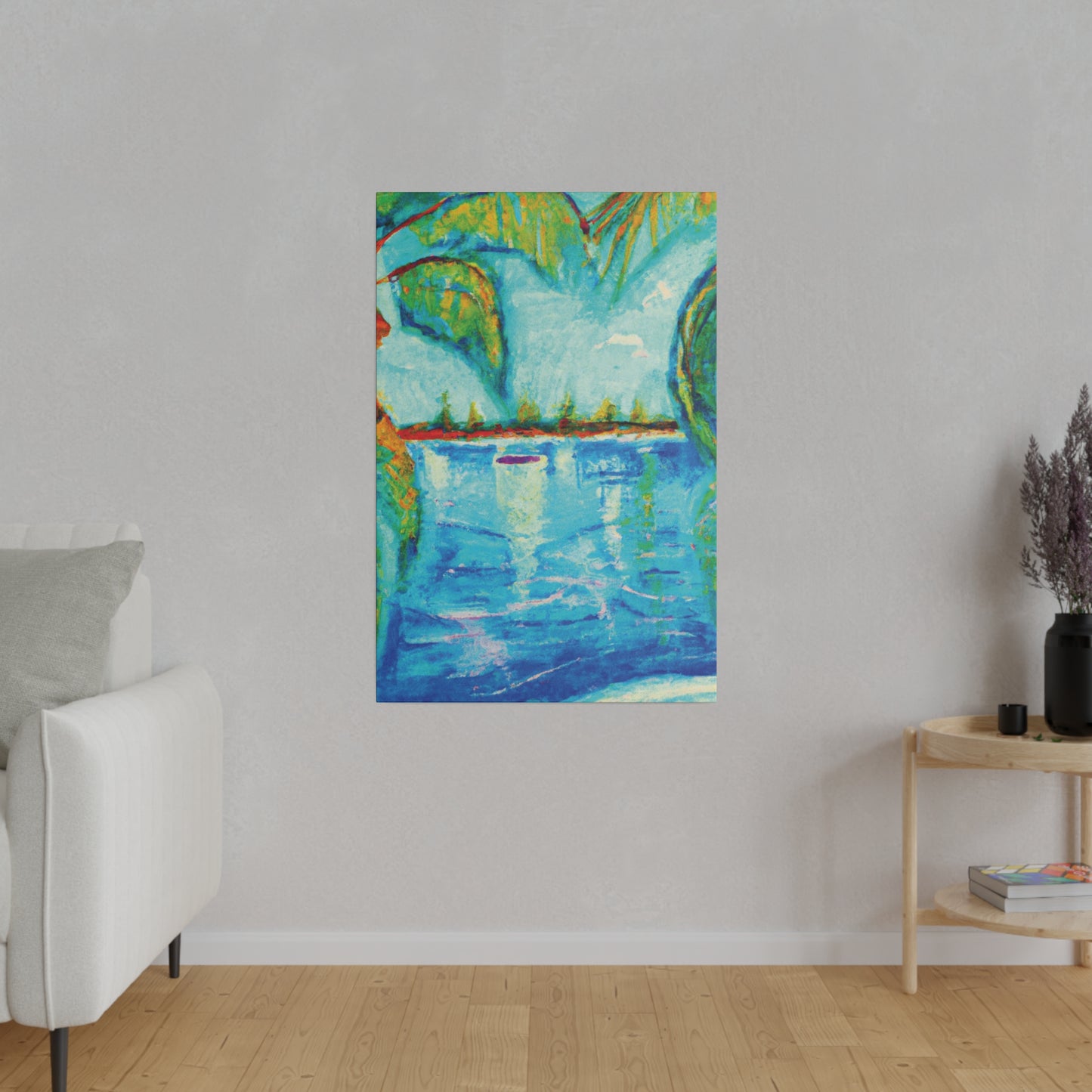 2064E - Bahamas Ocean Painting Print | Bahamas | Ocean | Beach | Poster | Home Decor | Wall Art | Canvas