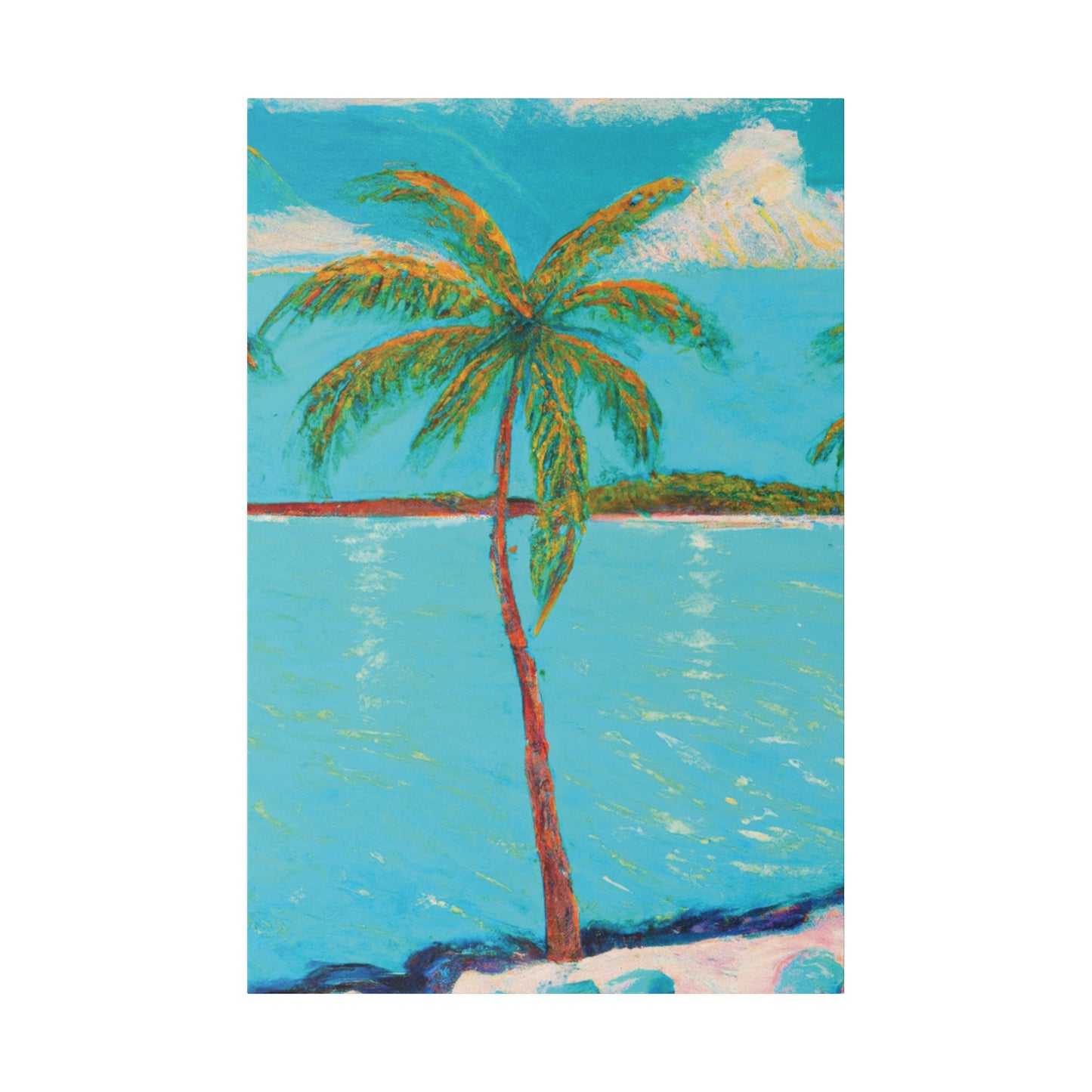 5186Z - Bahamas Ocean Painting Print | Bahamas | Ocean | Beach | Poster | Home Decor | Wall Art | Canvas