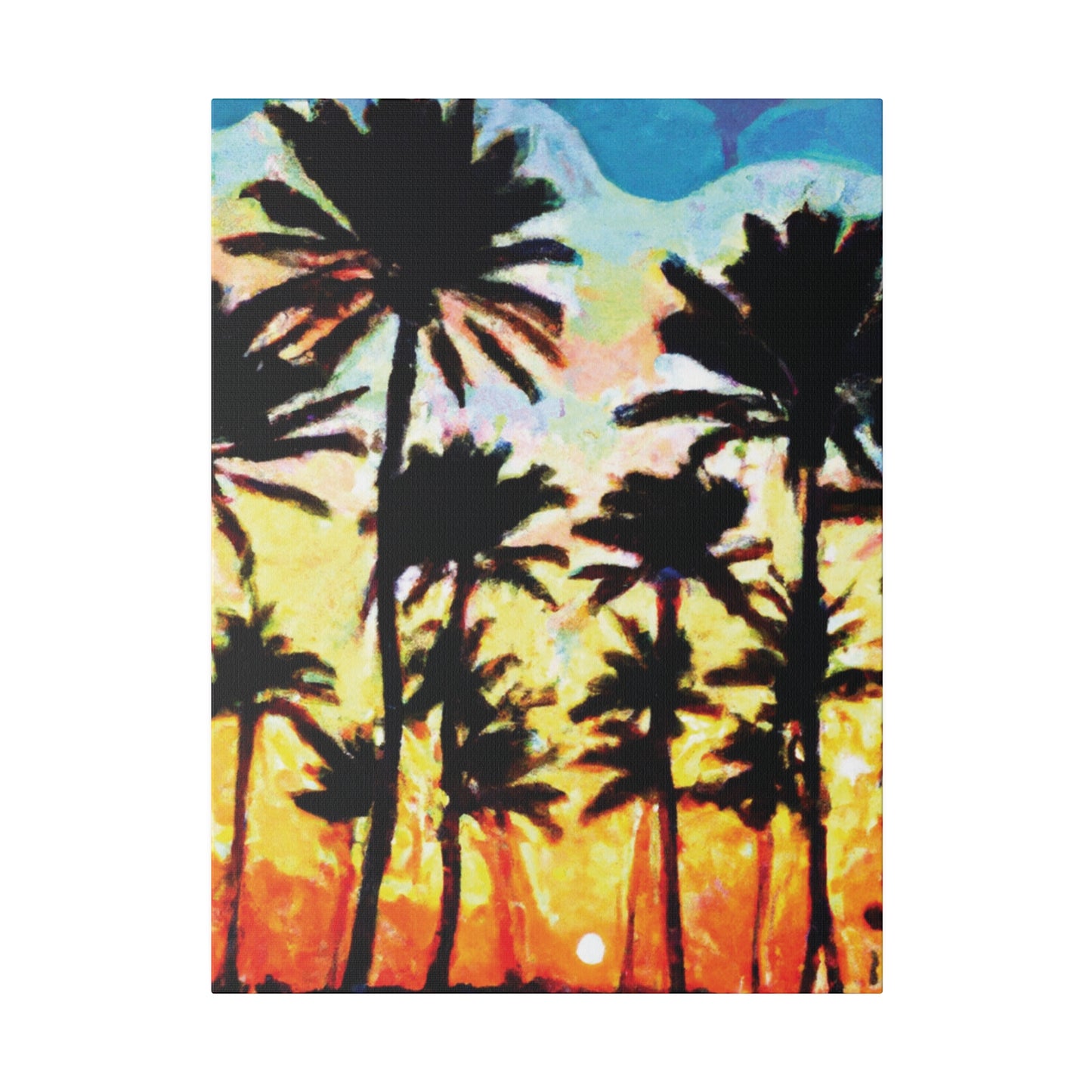 4555V - Miami Beach Sunset Painting Print | Miami | Beach | Sunset | Poster | Home Decor | Wall Art | Canvas