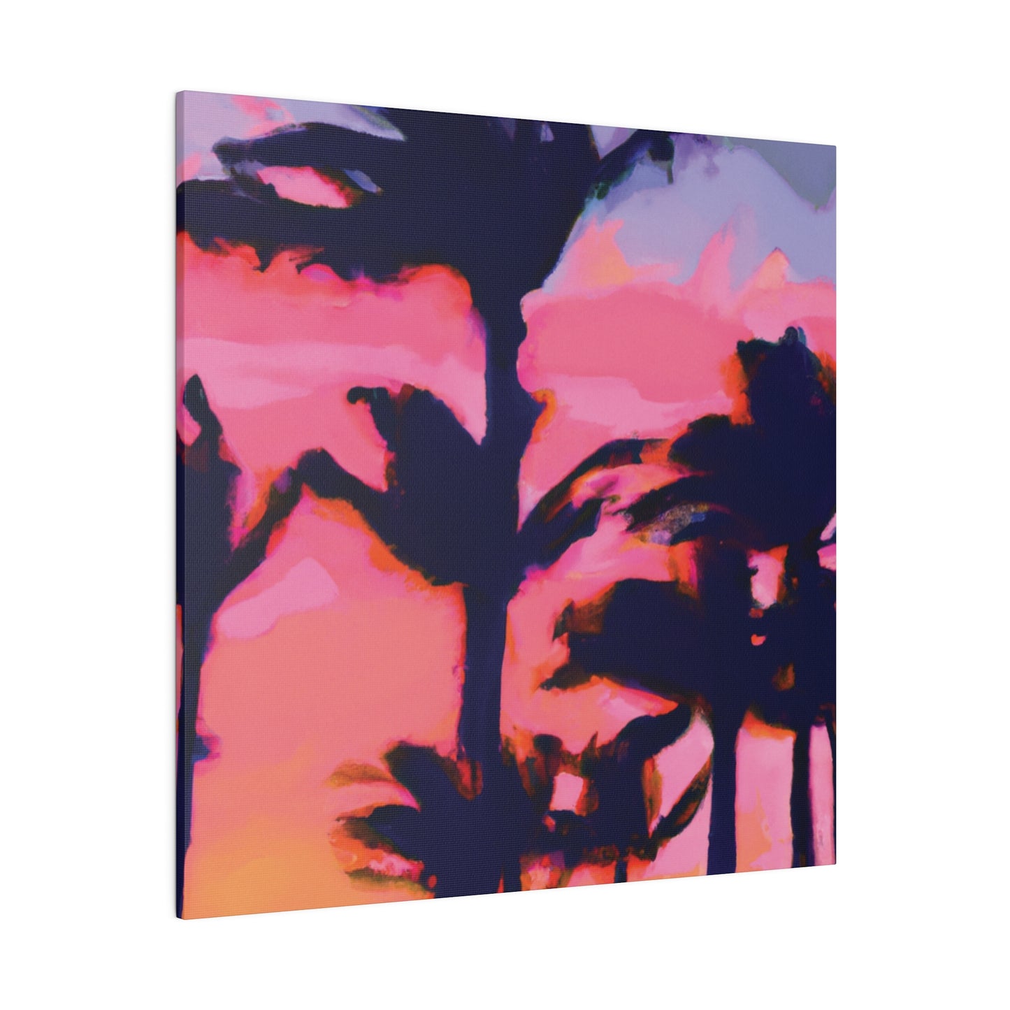 7993P - Miami Beach Sunset Painting Print | Miami | Beach | Sunset | Poster | Home Decor | Wall Art | Canvas