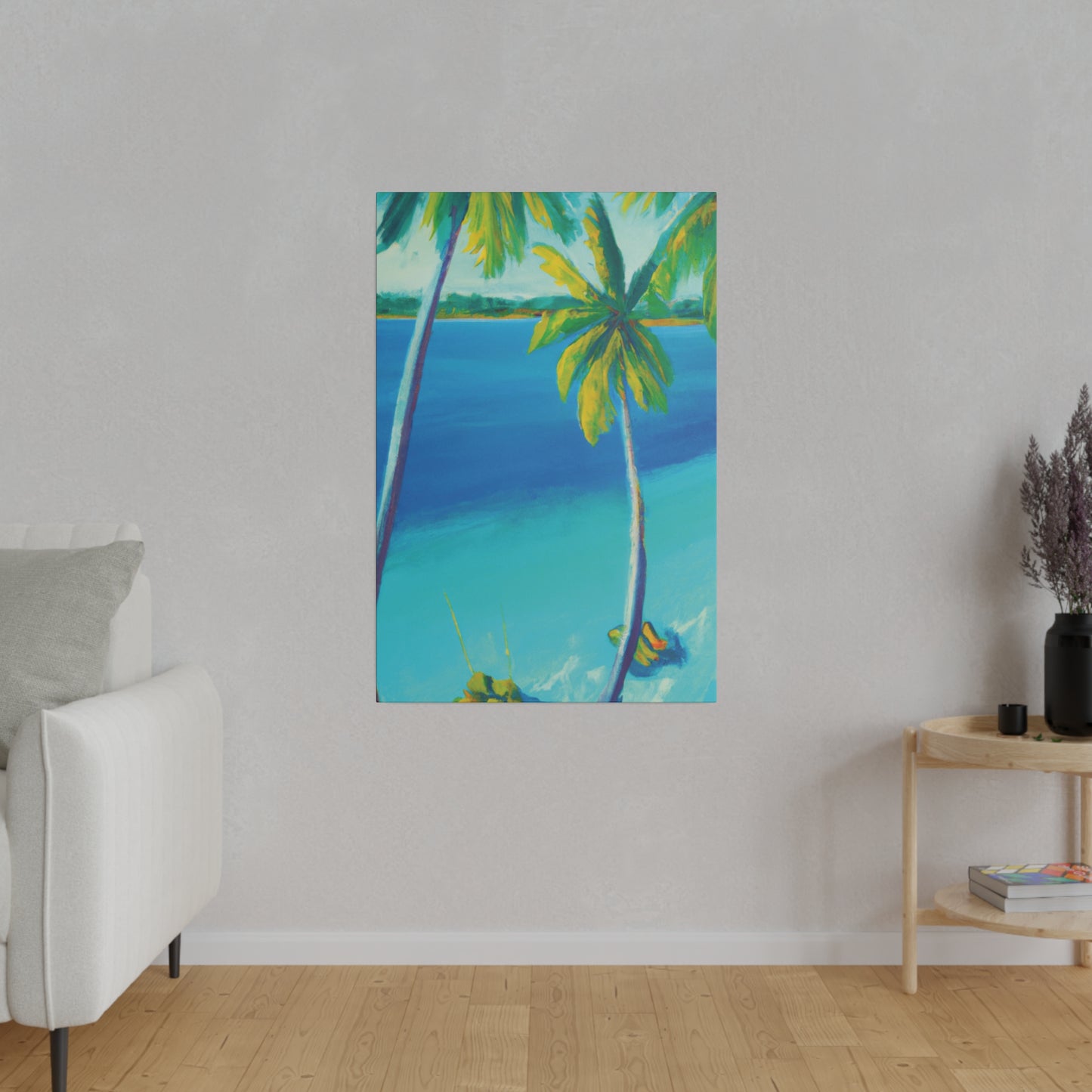 7593L - Bahamas Ocean Painting Print | Bahamas | Ocean | Beach | Poster | Home Decor | Wall Art | Canvas