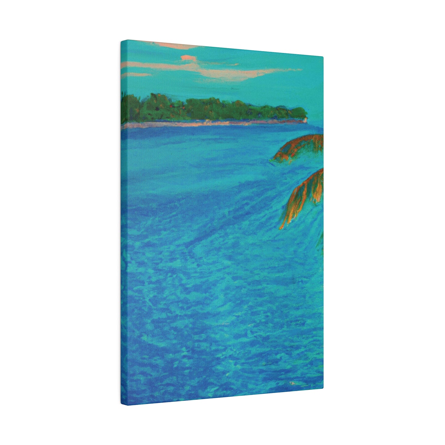 3303Q - Bahamas Ocean Painting Print | Bahamas | Ocean | Beach | Poster | Home Decor | Wall Art | Canvas