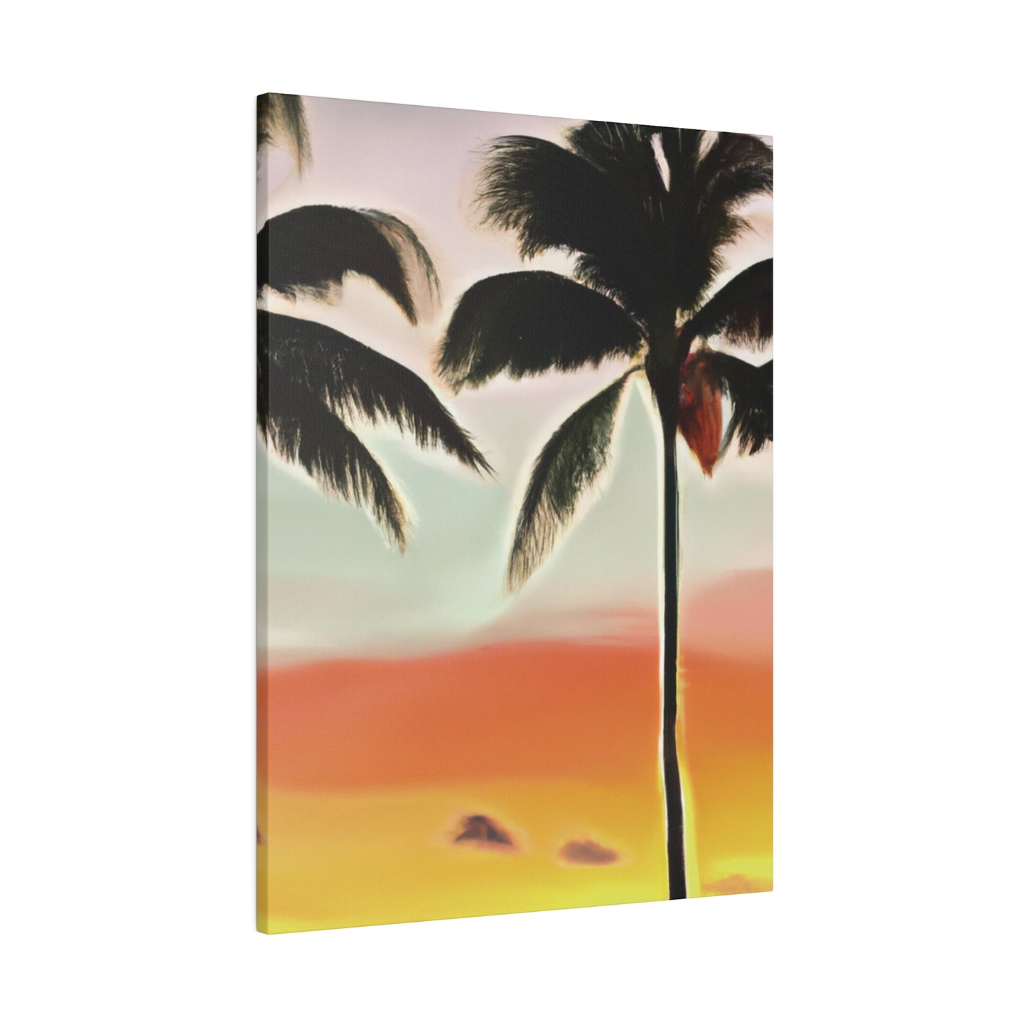 8646K - Miami Beach Sunset Painting Print | Miami | Beach | Sunset | Poster | Home Decor | Wall Art | Canvas