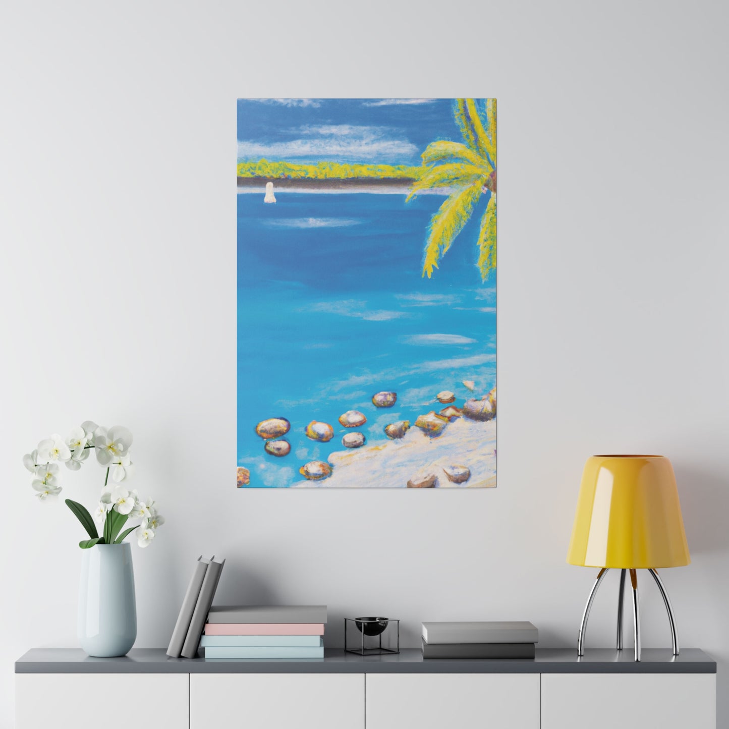 8593F - Bahamas Ocean Painting Print | Bahamas | Ocean | Beach | Poster | Home Decor | Wall Art | Canvas