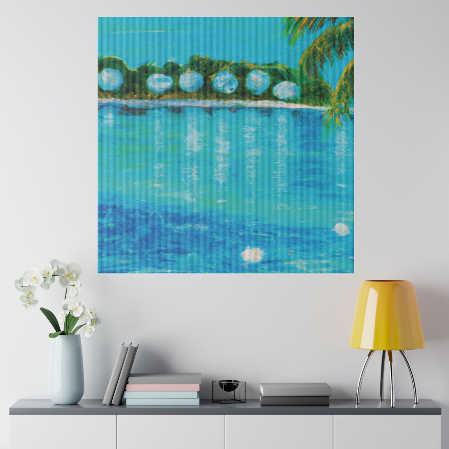 912X - Bahamas Ocean Painting Print | Bahamas | Ocean | Beach | Poster | Home Decor | Wall Art | Canvas