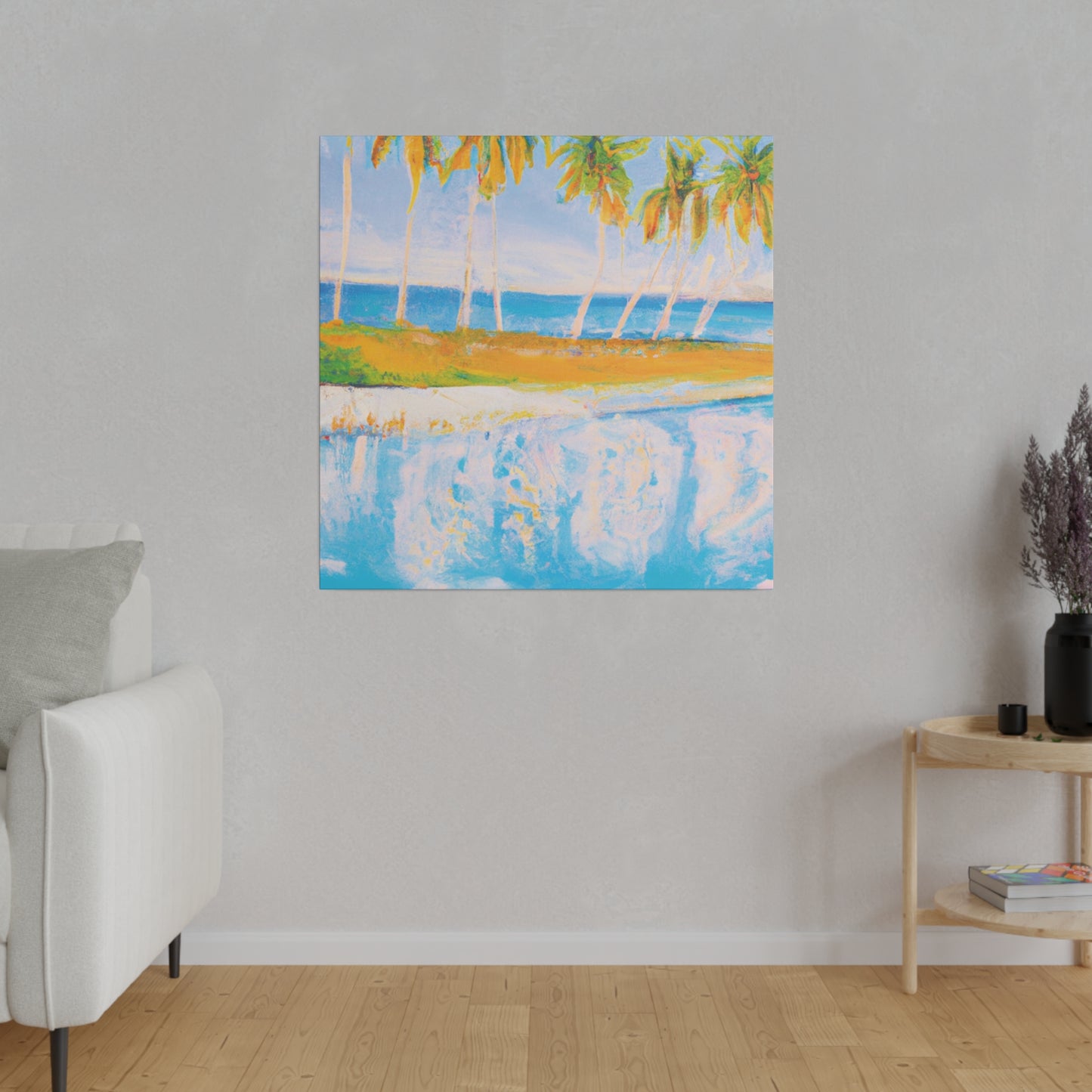 4904O - Bahamas Ocean Painting Print | Bahamas | Ocean | Beach | Poster | Home Decor | Wall Art | Canvas