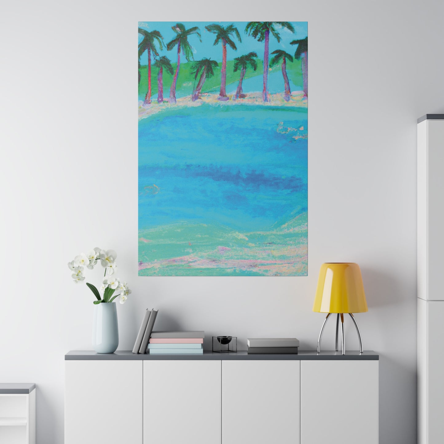 7907S - Bahamas Ocean Painting Print | Bahamas | Ocean | Beach | Poster | Home Decor | Wall Art | Canvas