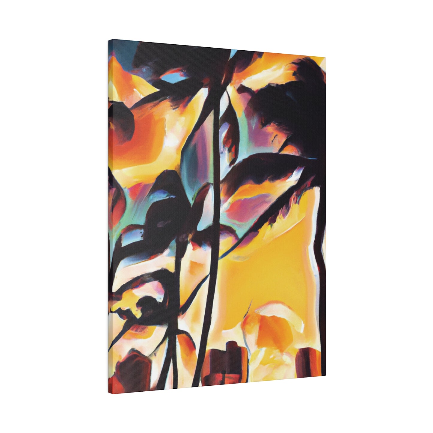 7343H - Miami Beach Sunset Painting Print | Miami | Beach | Sunset | Poster | Home Decor | Wall Art | Canvas