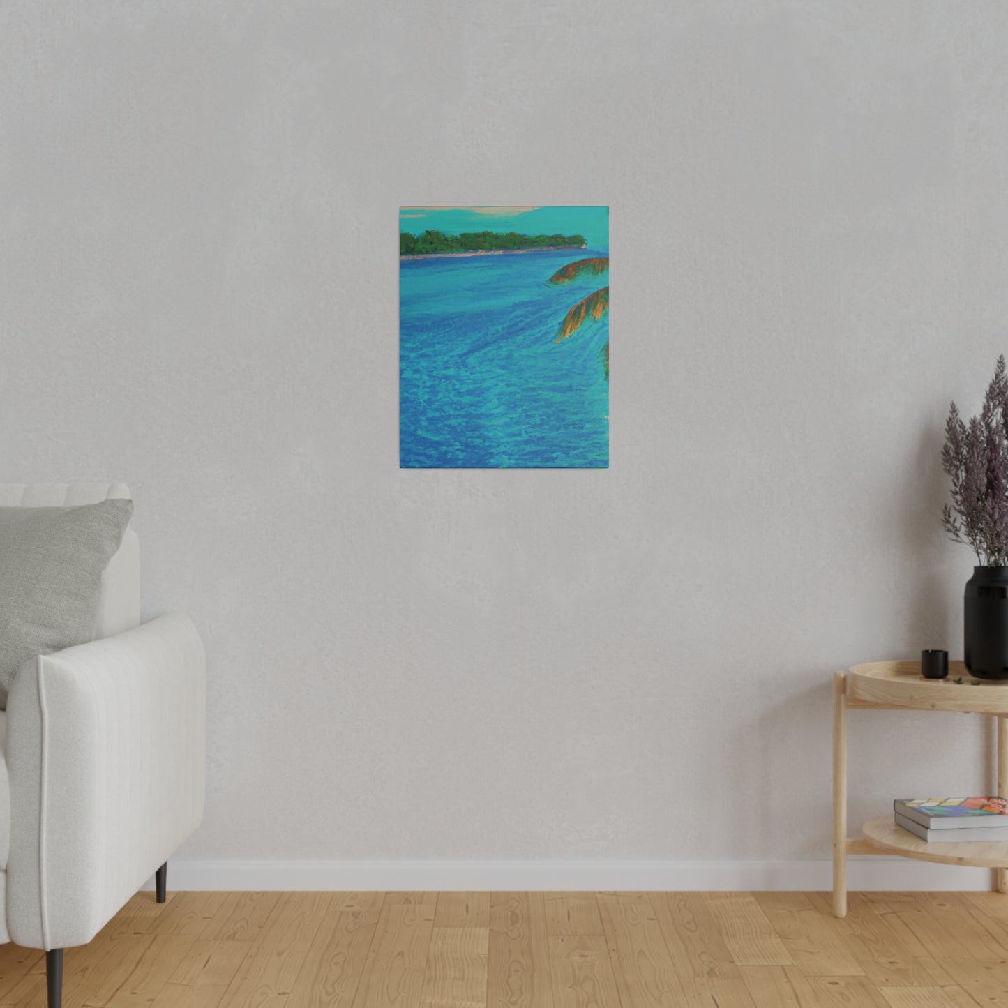 3303Q - Bahamas Ocean Painting Print | Bahamas | Ocean | Beach | Poster | Home Decor | Wall Art | Canvas