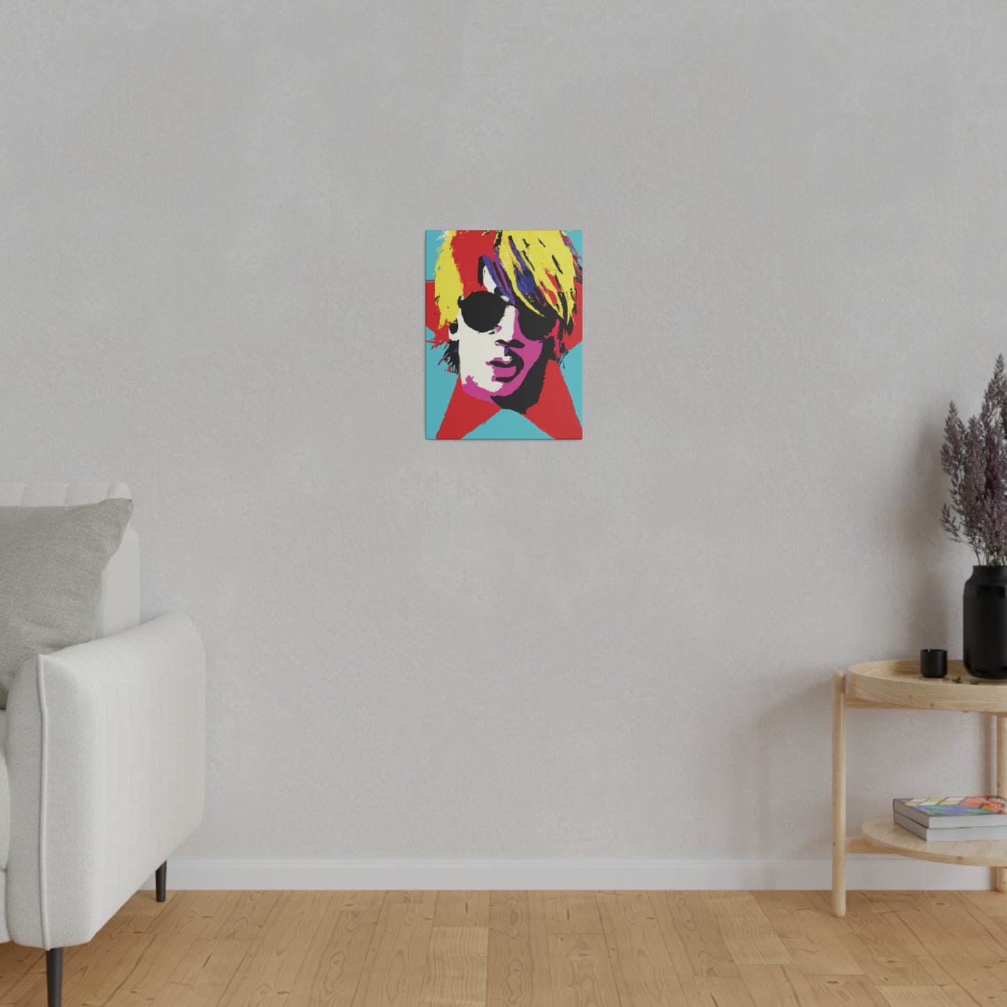 7442Q - Rockstar Painting Print | Face | Abstract | Poster | Home Decor | Wall Art | Music Art | Canvas