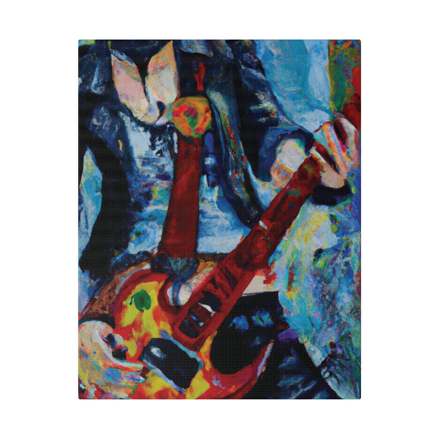 7105A - Rockstar Oil Painting Style Print | Poster | Home Decor | Wall Art | Music Art | Canvas