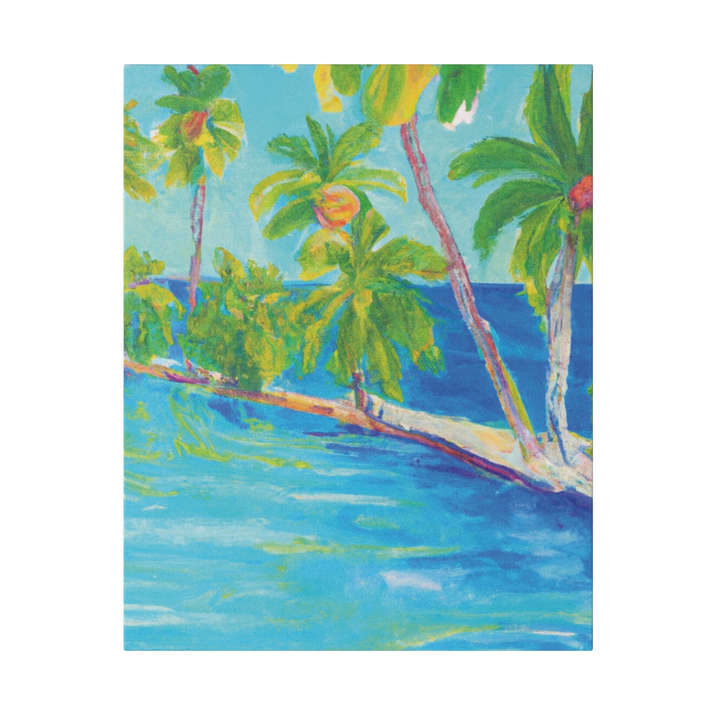 8256Q - Bahamas Ocean Painting Print | Bahamas | Ocean | Beach | Poster | Home Decor | Wall Art | Canvas