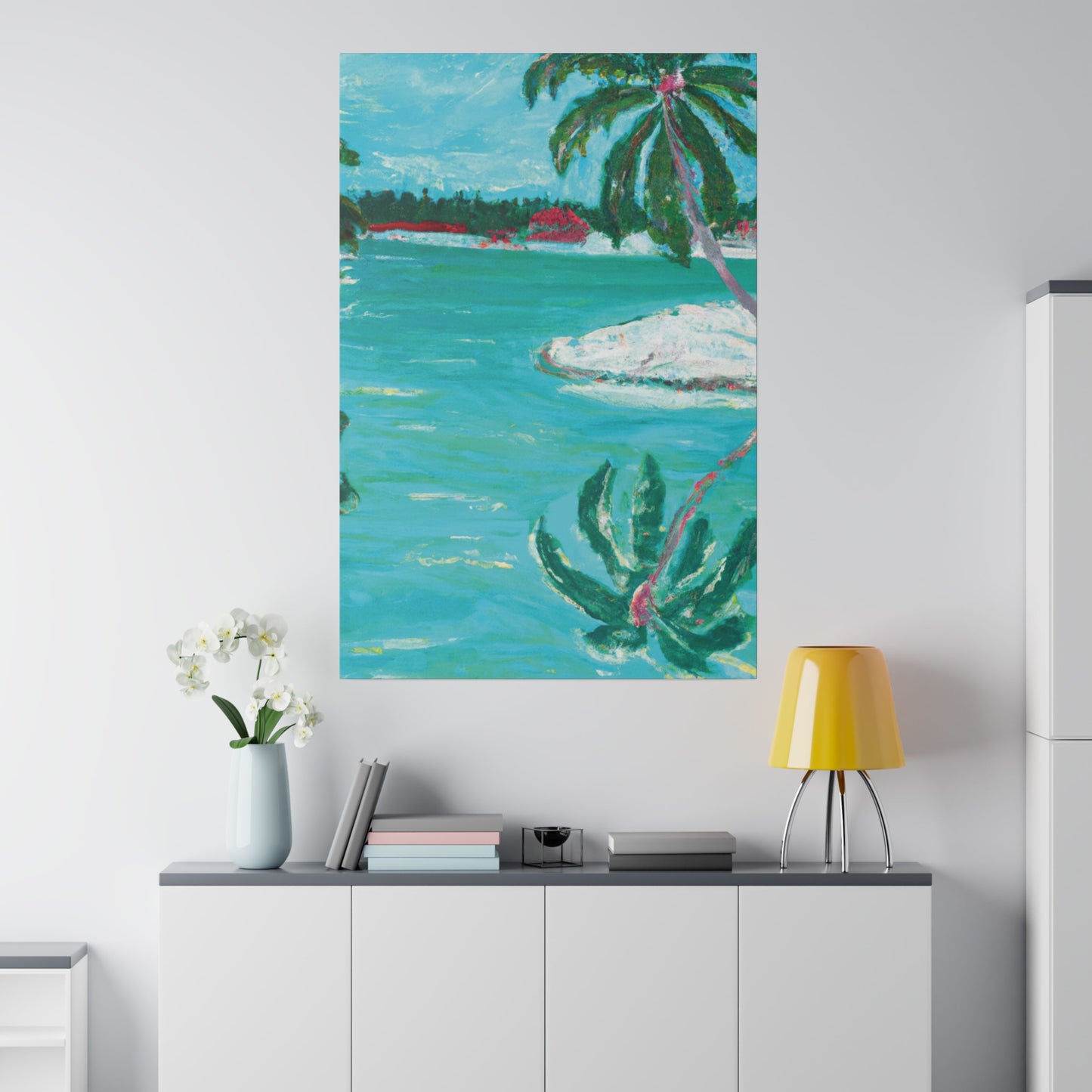 7090Z - Bahamas Ocean Painting Print | Bahamas | Ocean | Beach | Poster | Home Decor | Wall Art | Canvas